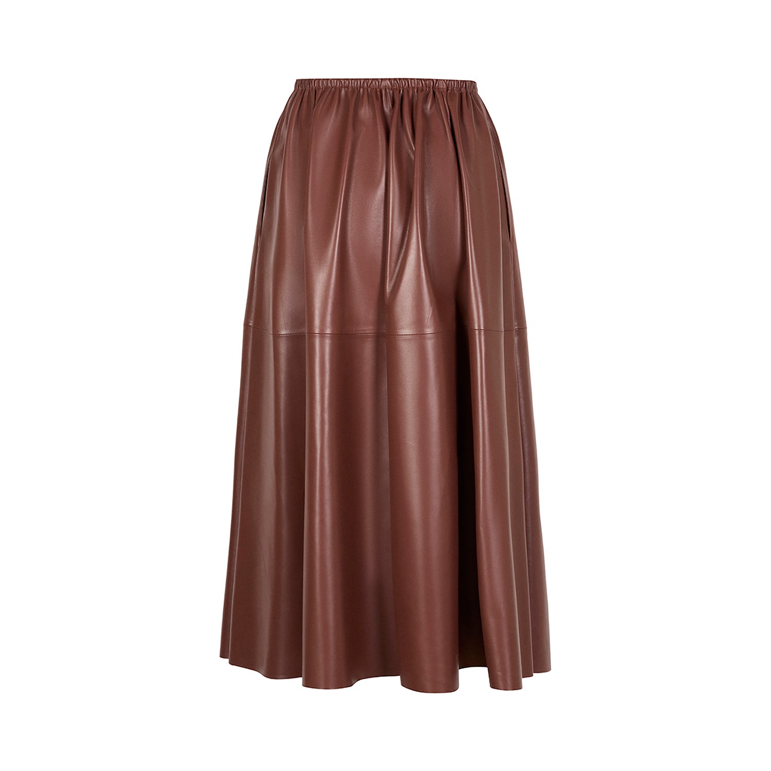 Desa 1972 - Gonna a ruota nut brown