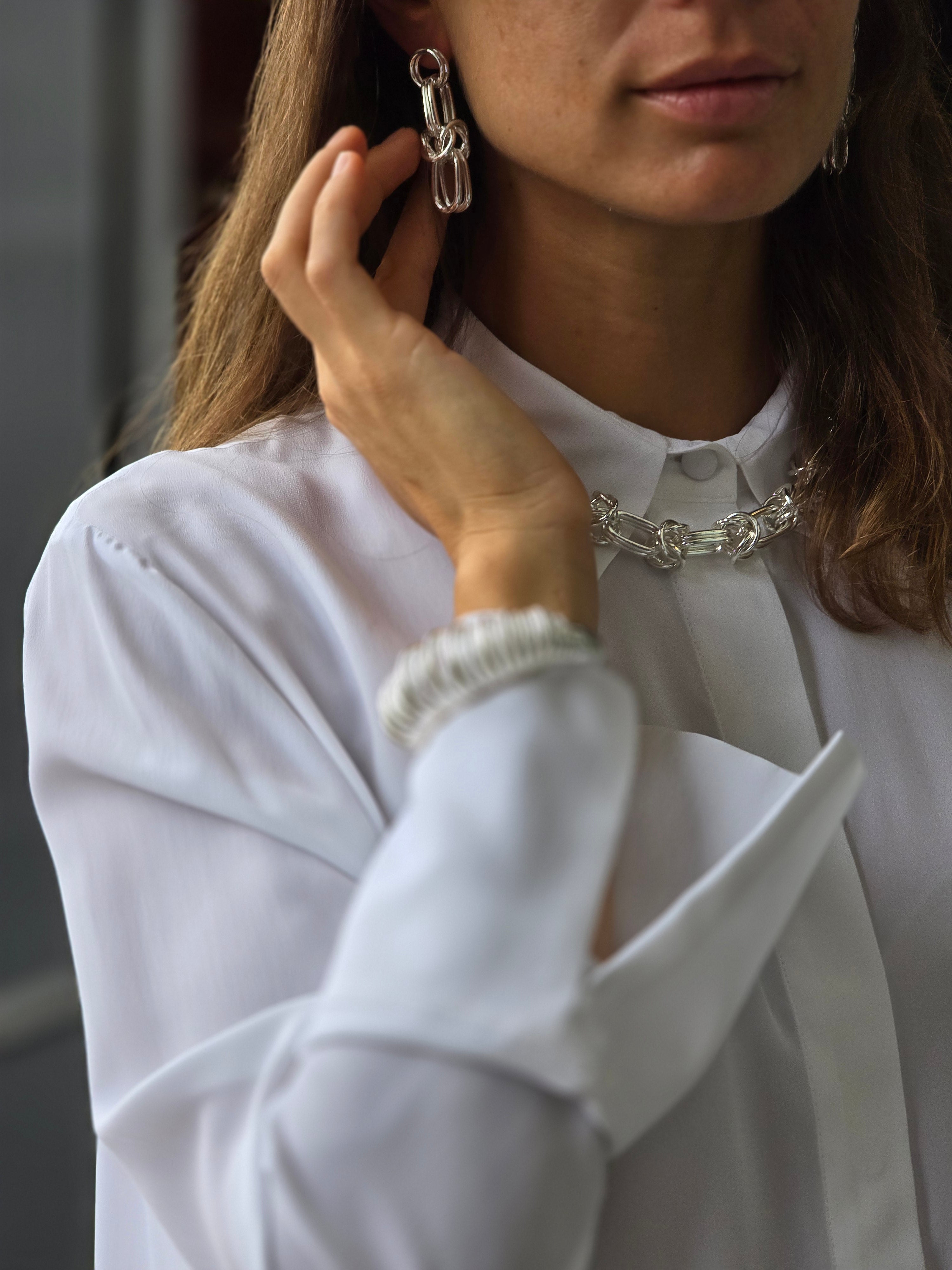 Federica Tosi - Orecchini "Cecile" argento