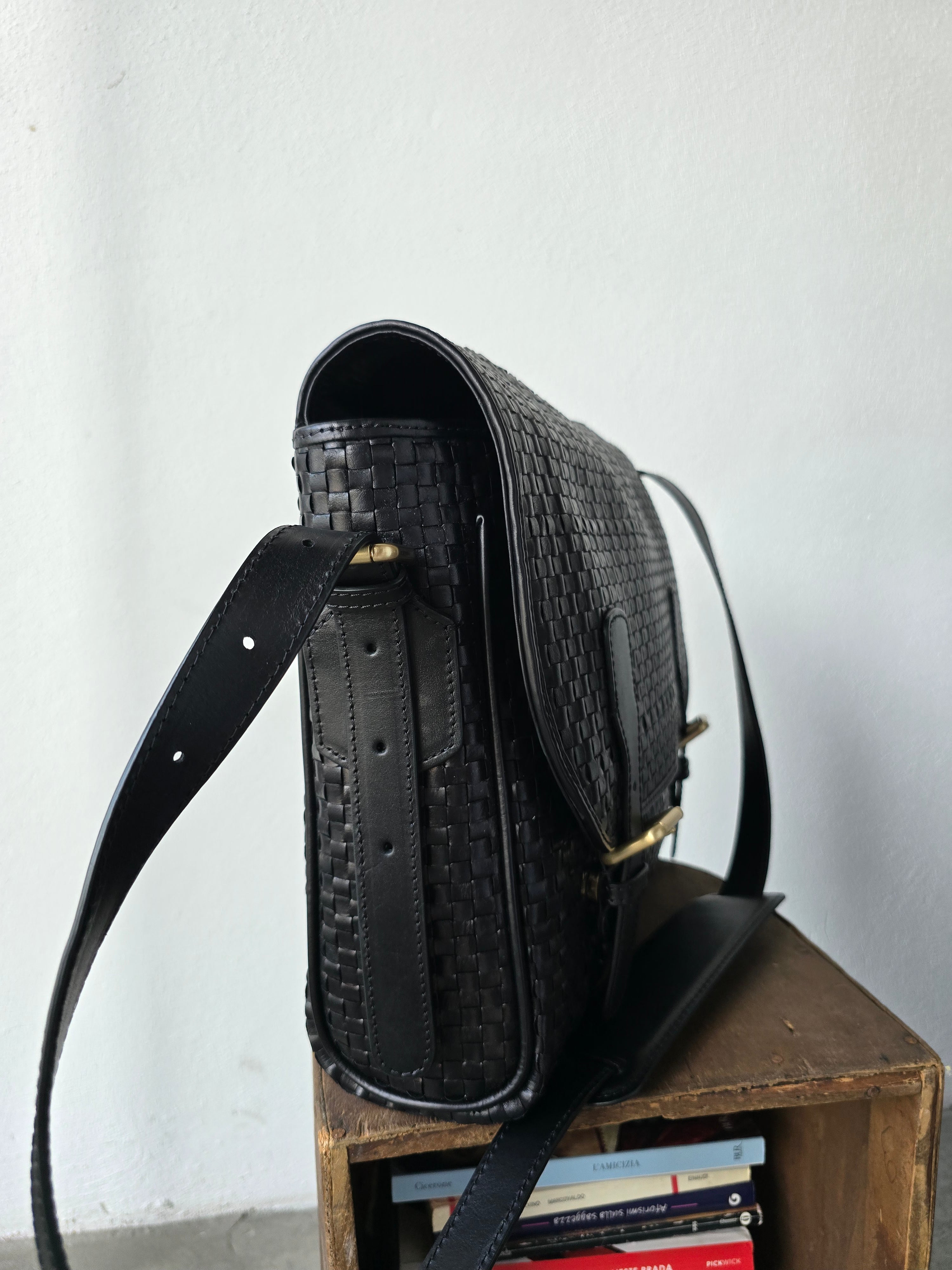 Ibeliv - Borsa in pelle "Arty" black
