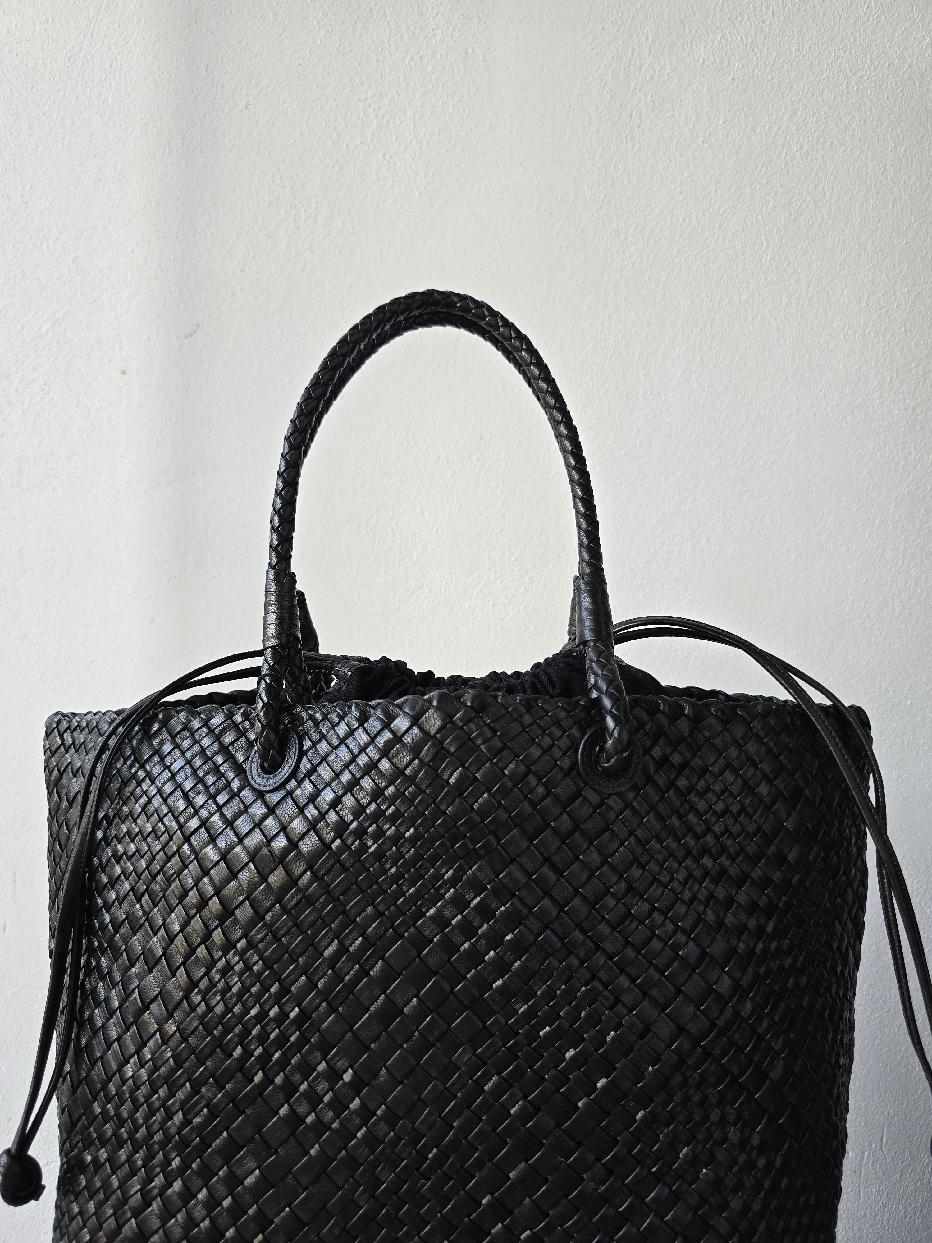 Ibeliv - Borsa in pelle " Bazika" black