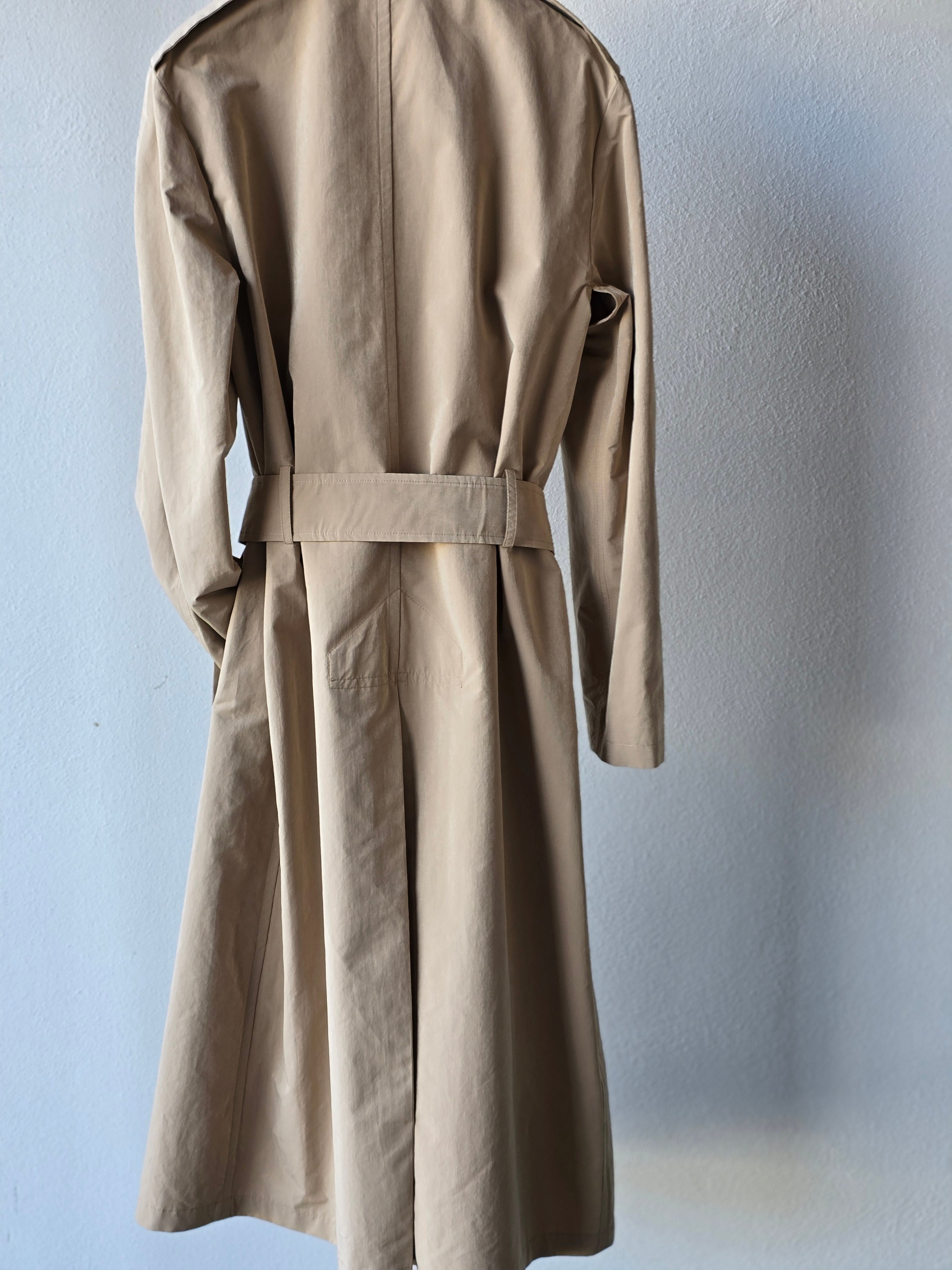 Philosophy di Lorenzo Serafini - Trench cotone tecnico beige