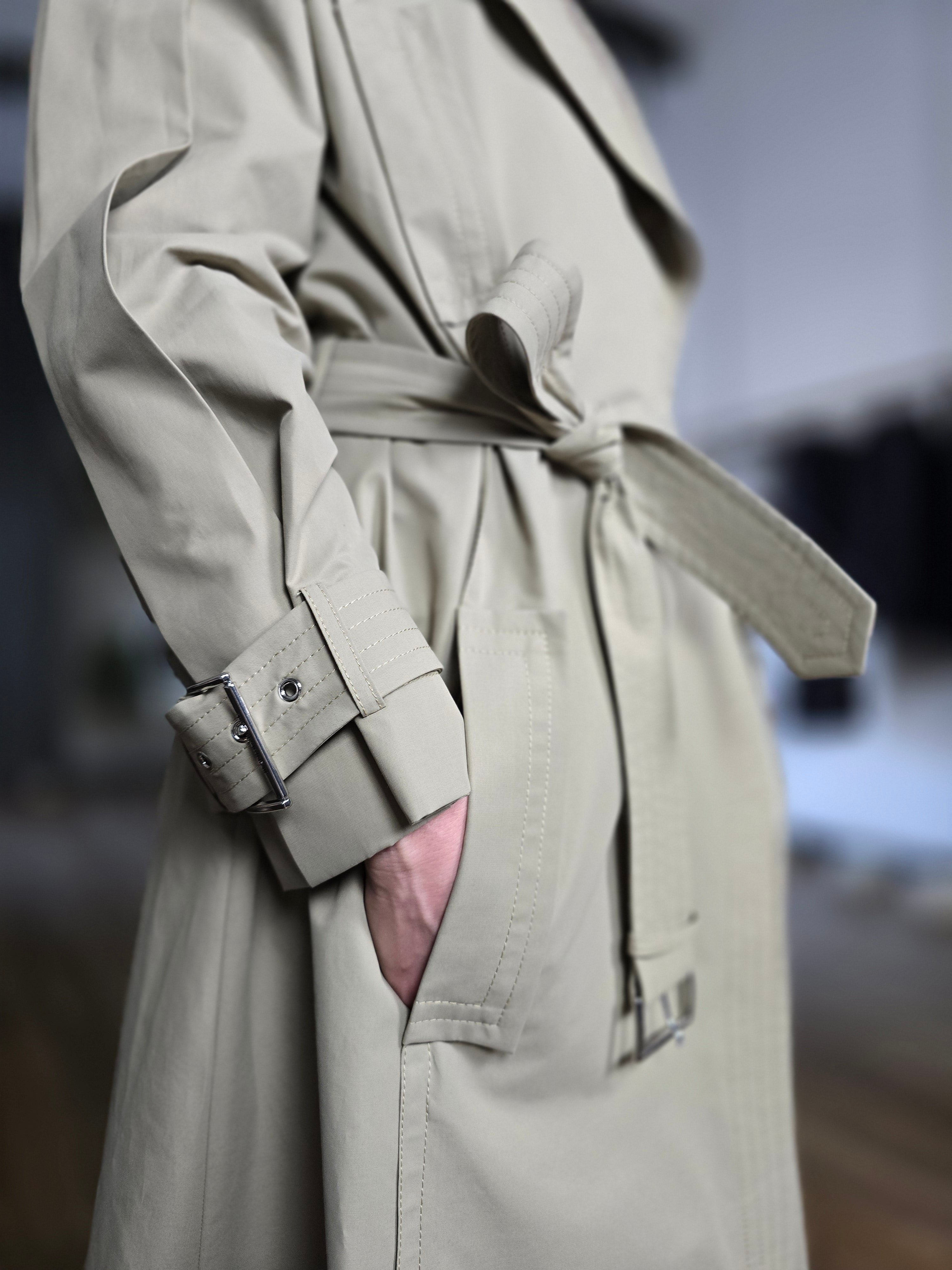 Alberta Ferretti - Trench in cotone tecnico