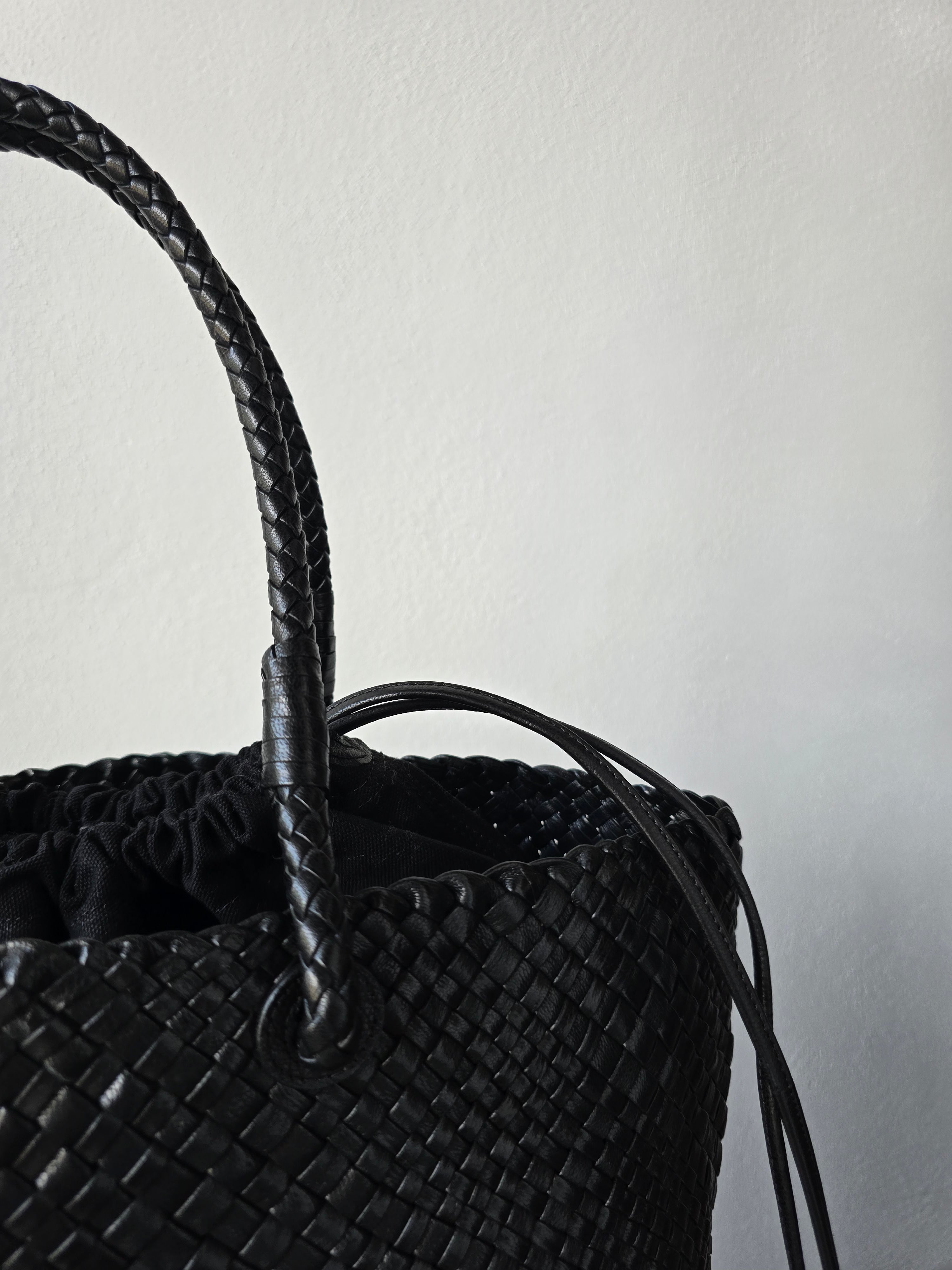 Ibeliv - Borsa in pelle " Bazika" black