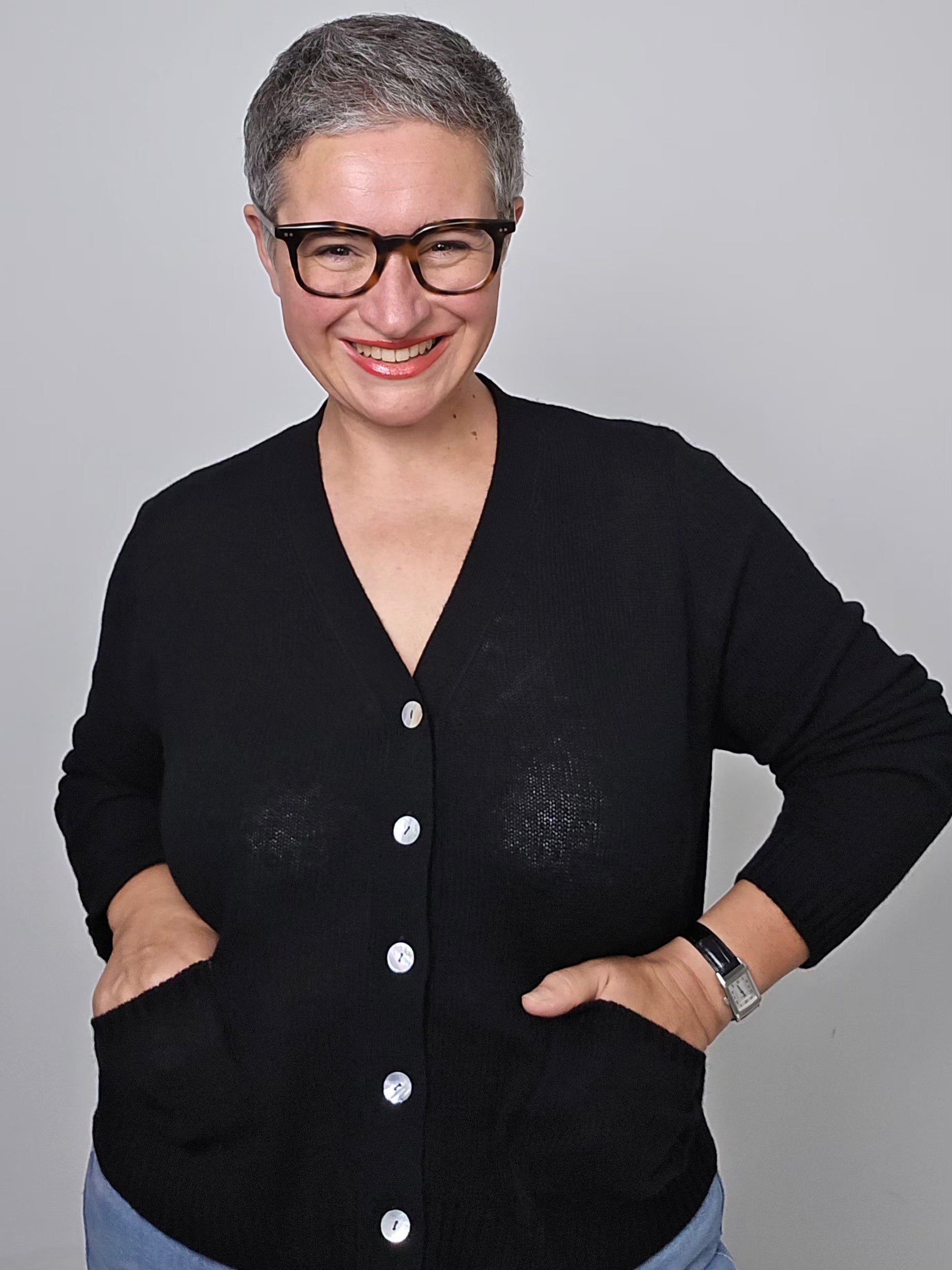 Be You - Cardigan cashmere black