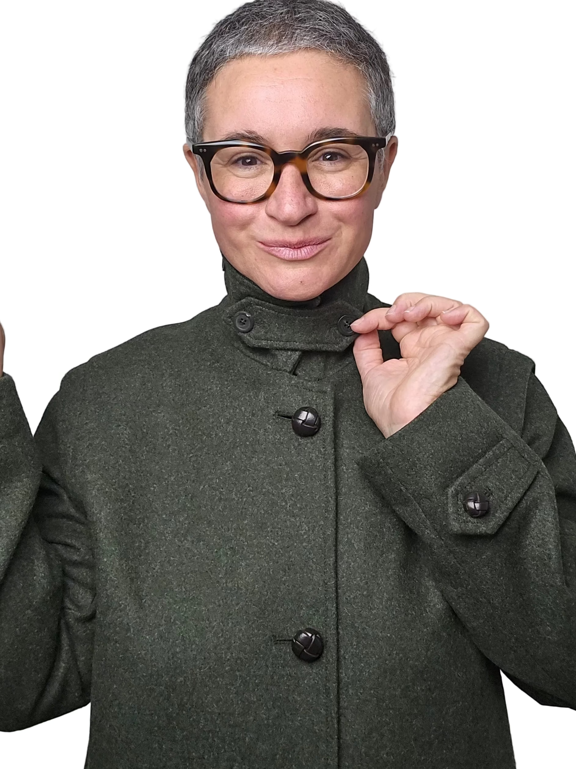 Schneiders - Cappotto lungo "Lena" Loden green