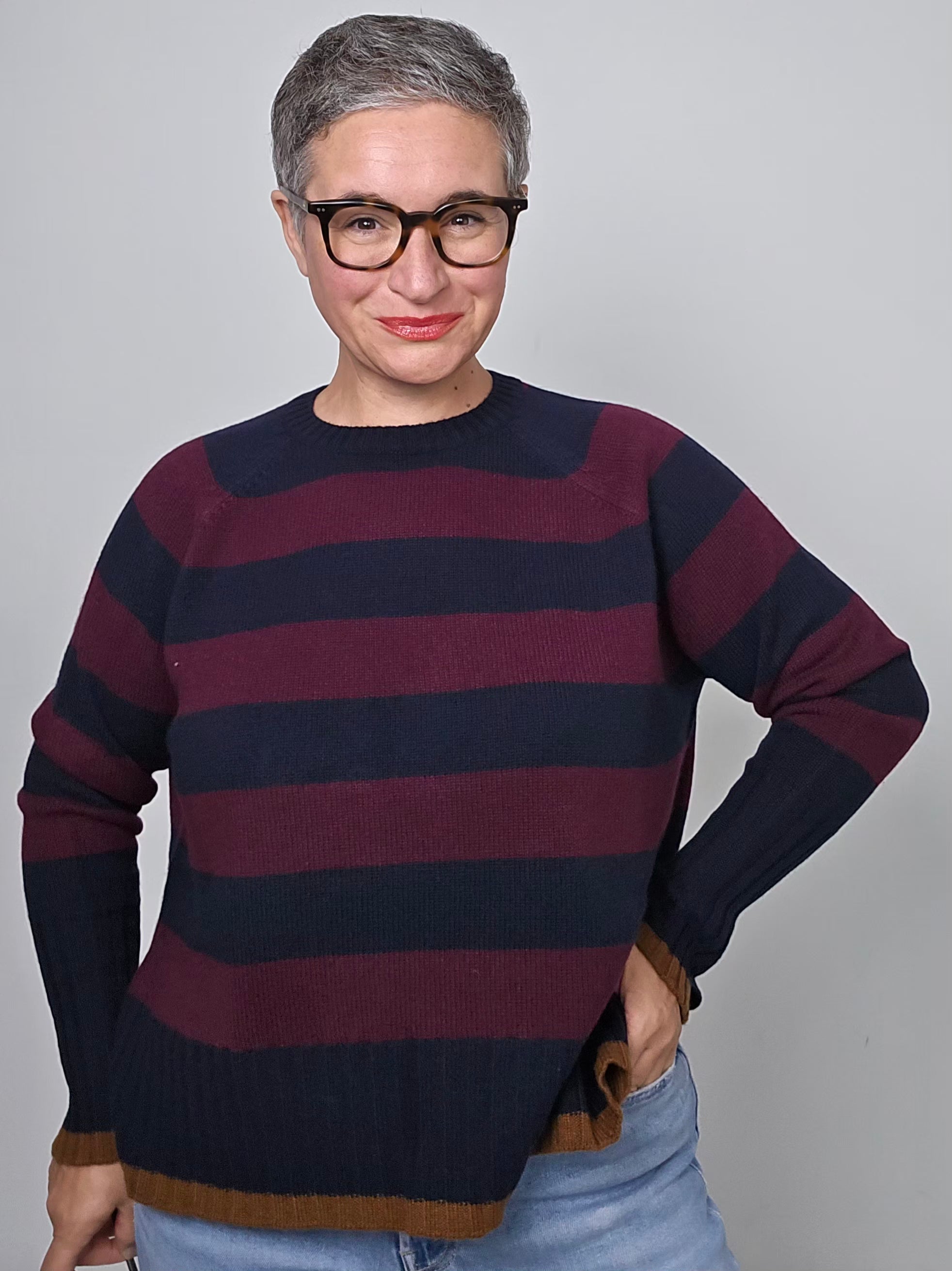 Be You - Maglia in cashmere girocollo