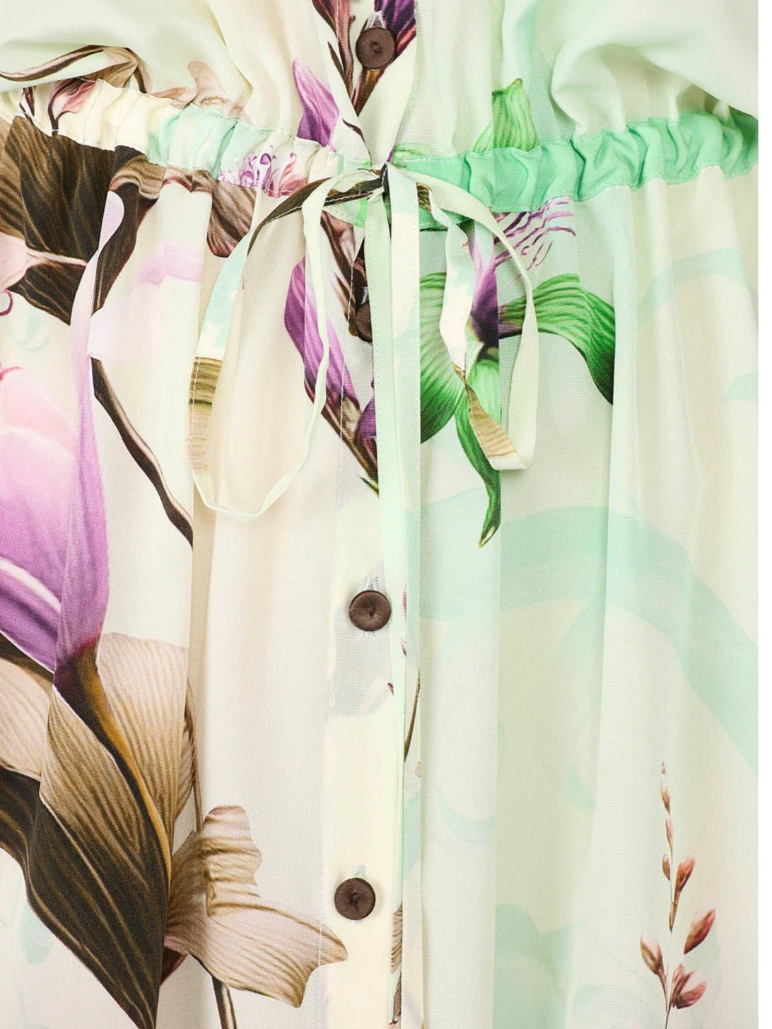F.R.S. - Chemisier crepe de chine verde