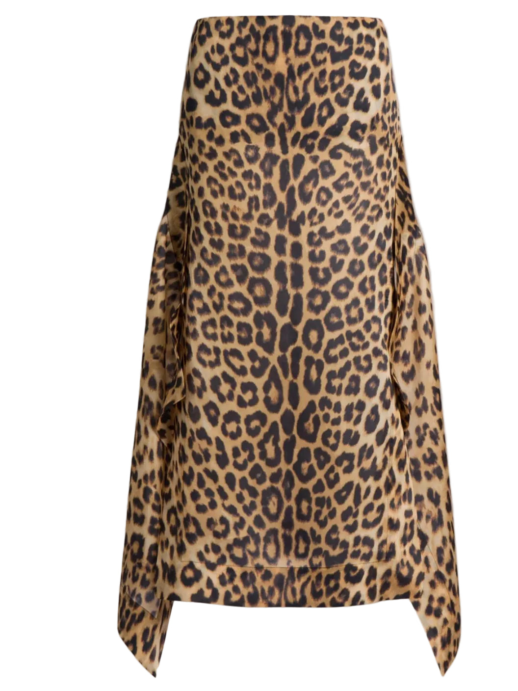 Alberta Ferretti - Gonna organza leopardata