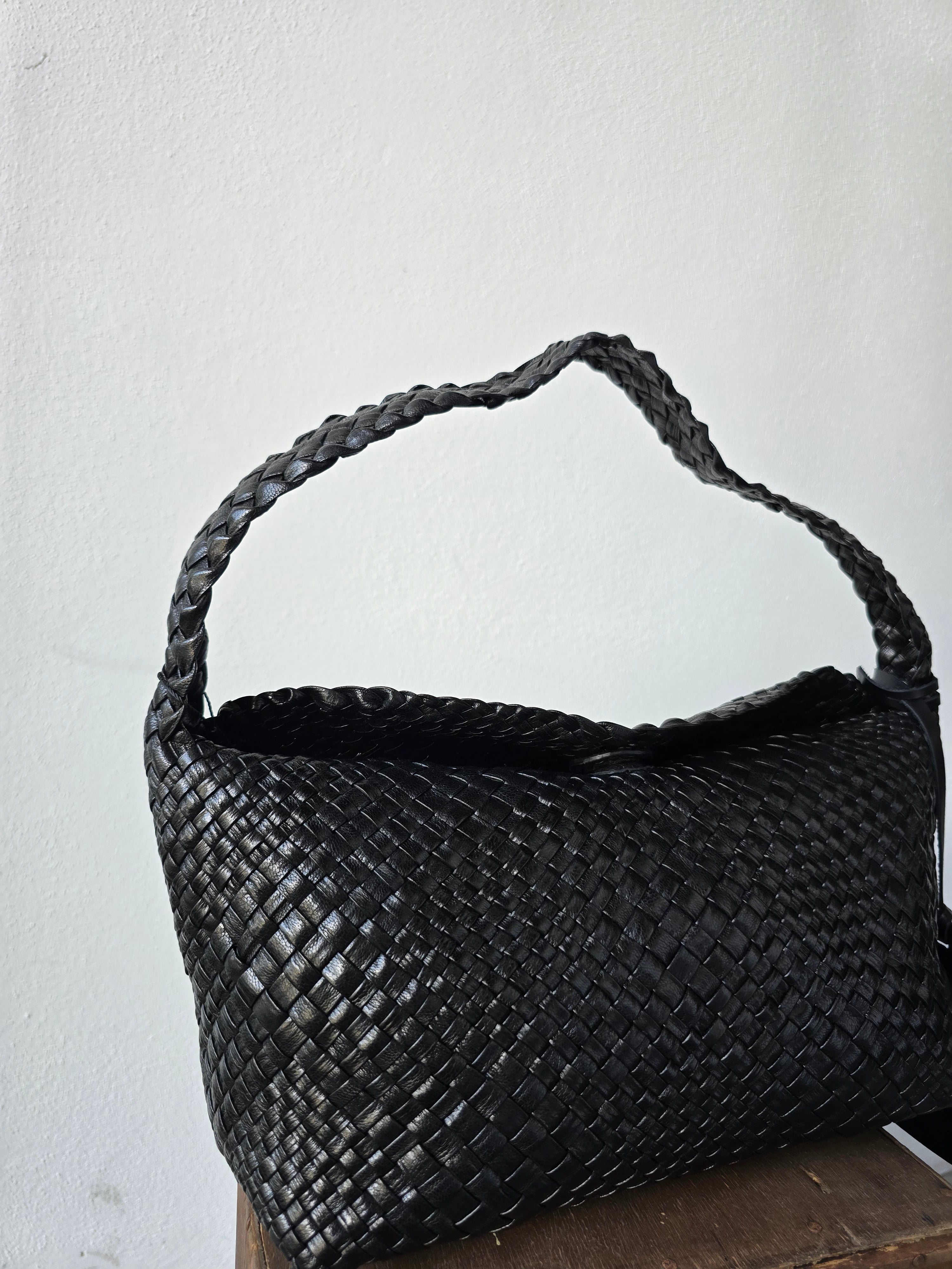 Ibeliv - Borsa in pelle "Aura" black