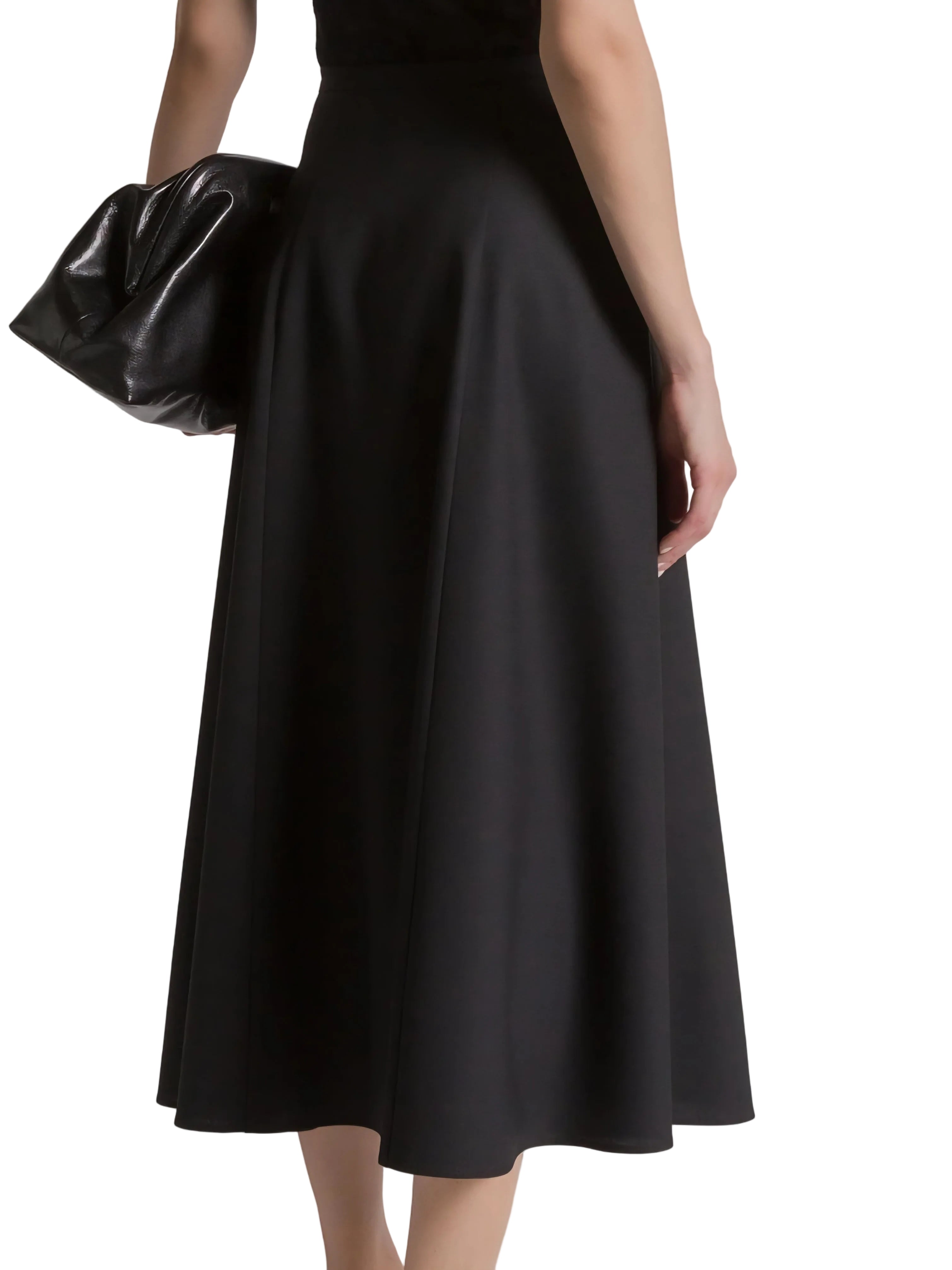 Alberta Ferretti - Gonna tropical wool blu
