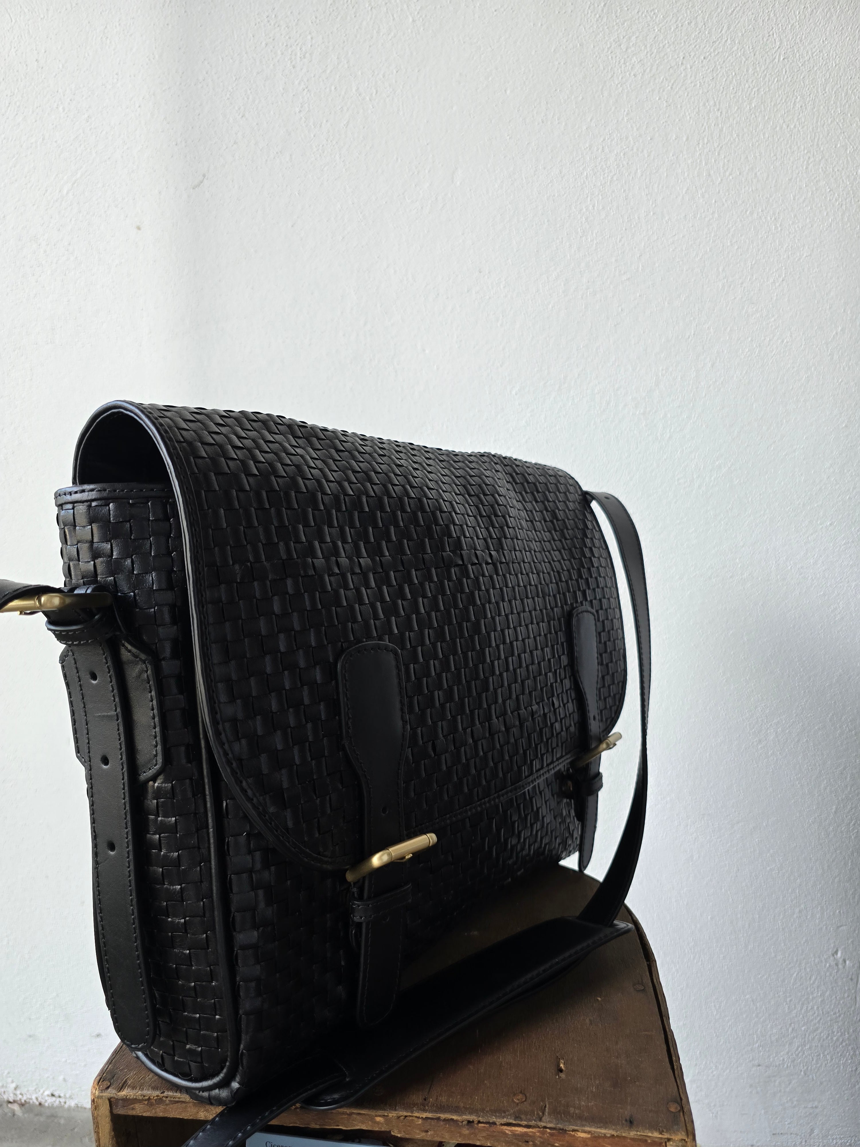 Ibeliv - Borsa in pelle "Arty" black