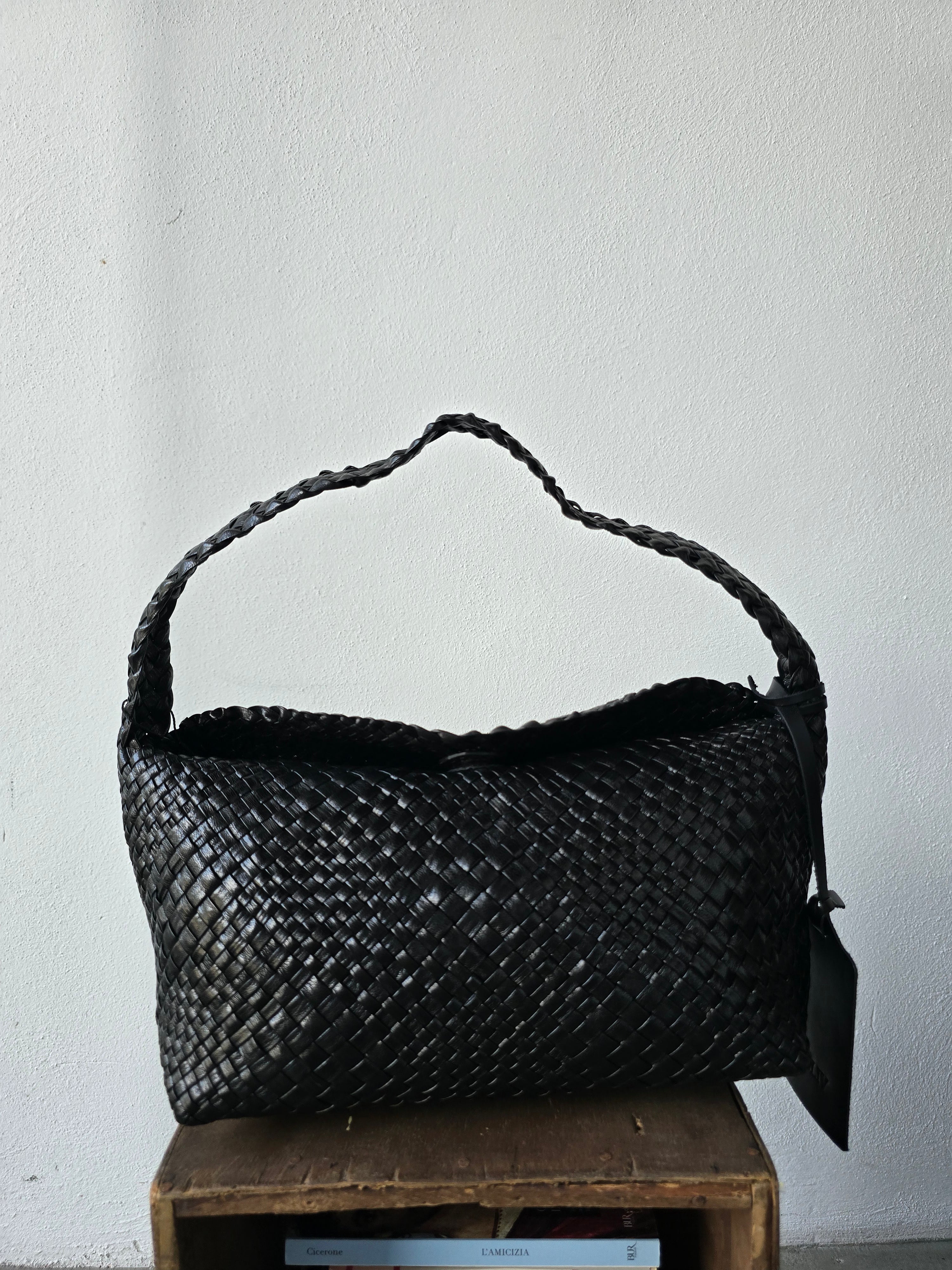 Ibeliv - Borsa in pelle "Aura" black