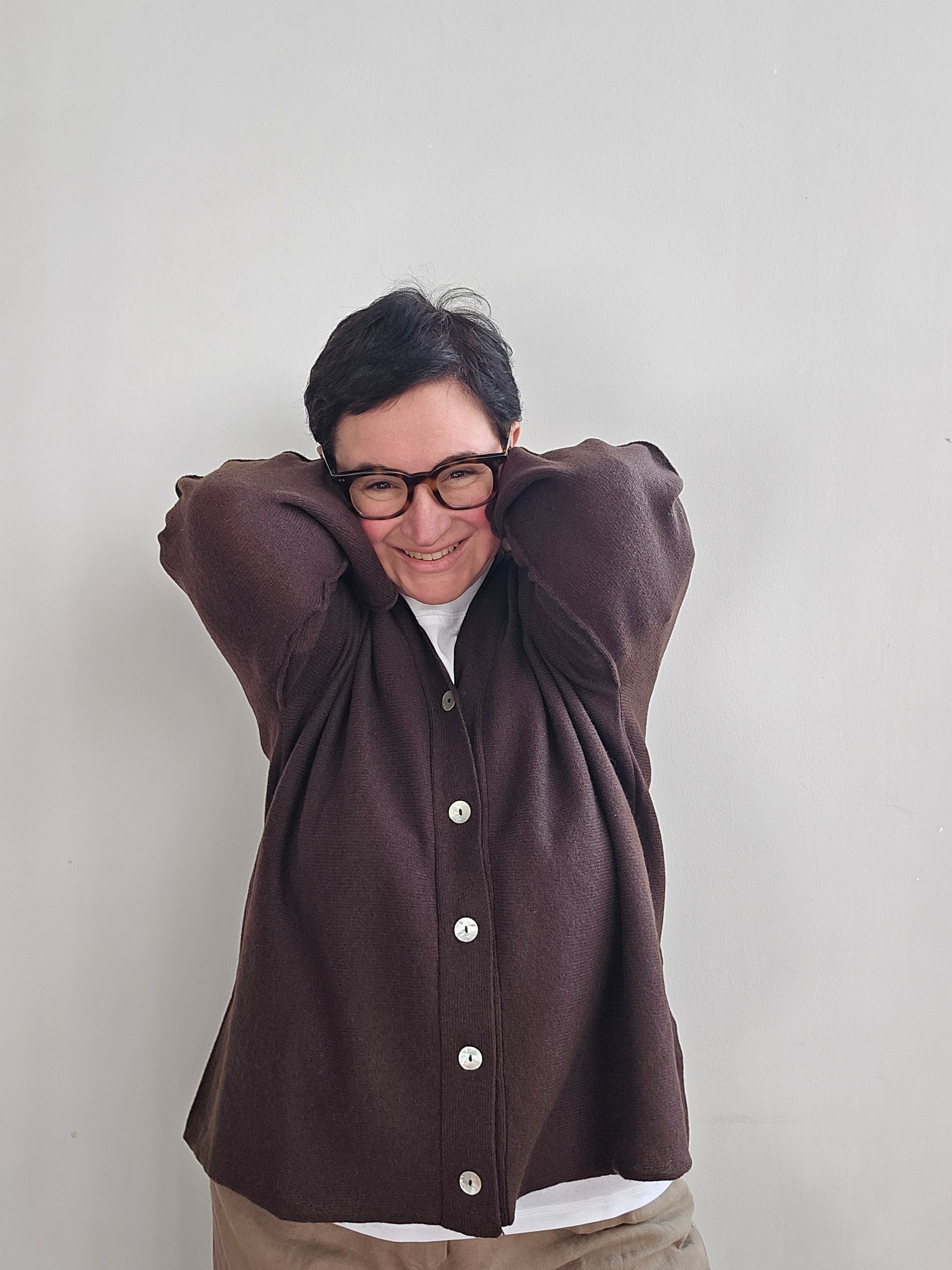 Be You - Cardigan "Benedicta" cioccolato