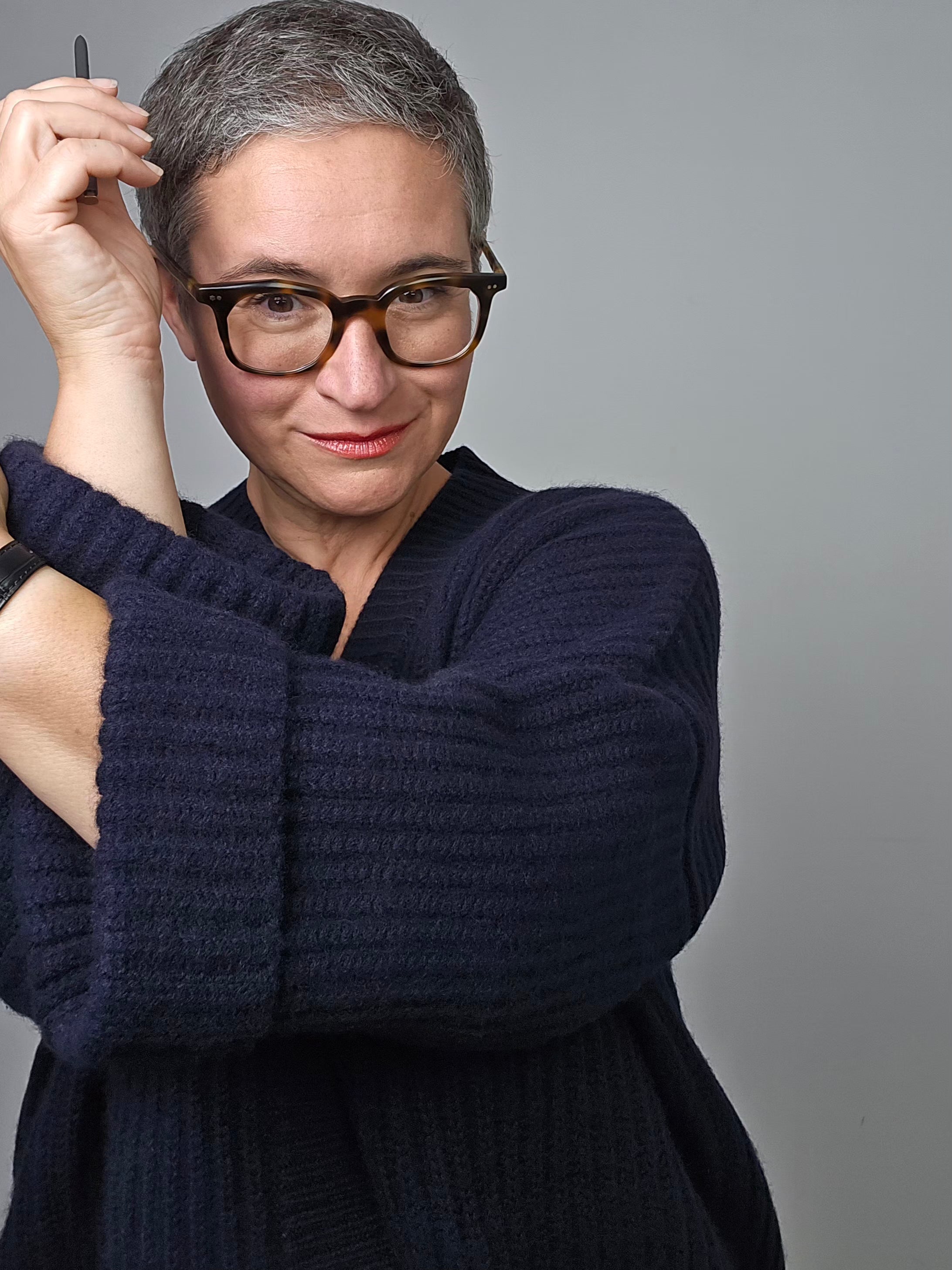 Be You - Cardigan cashmere navy