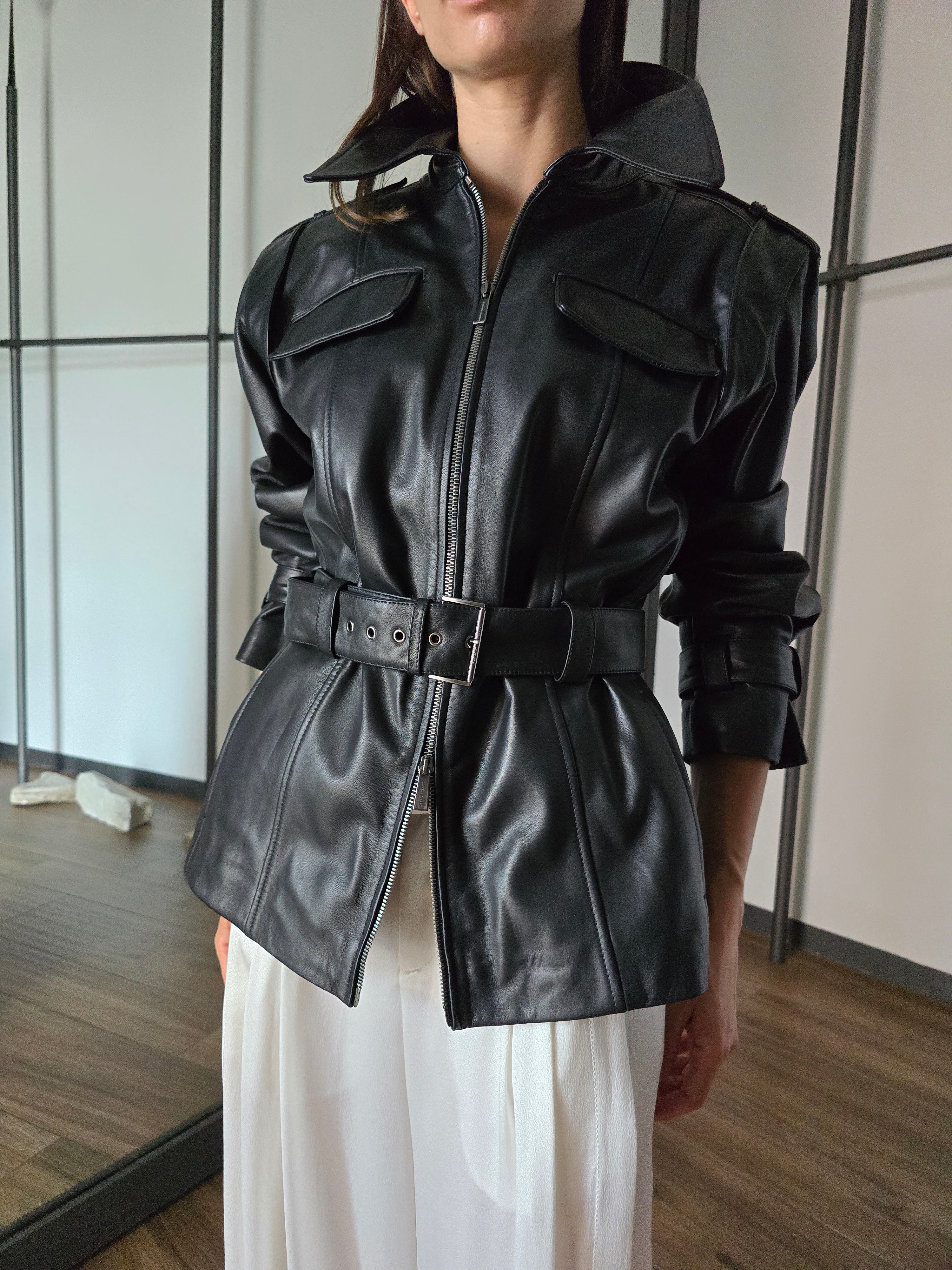 Alberta Ferretti - Giacca Biker