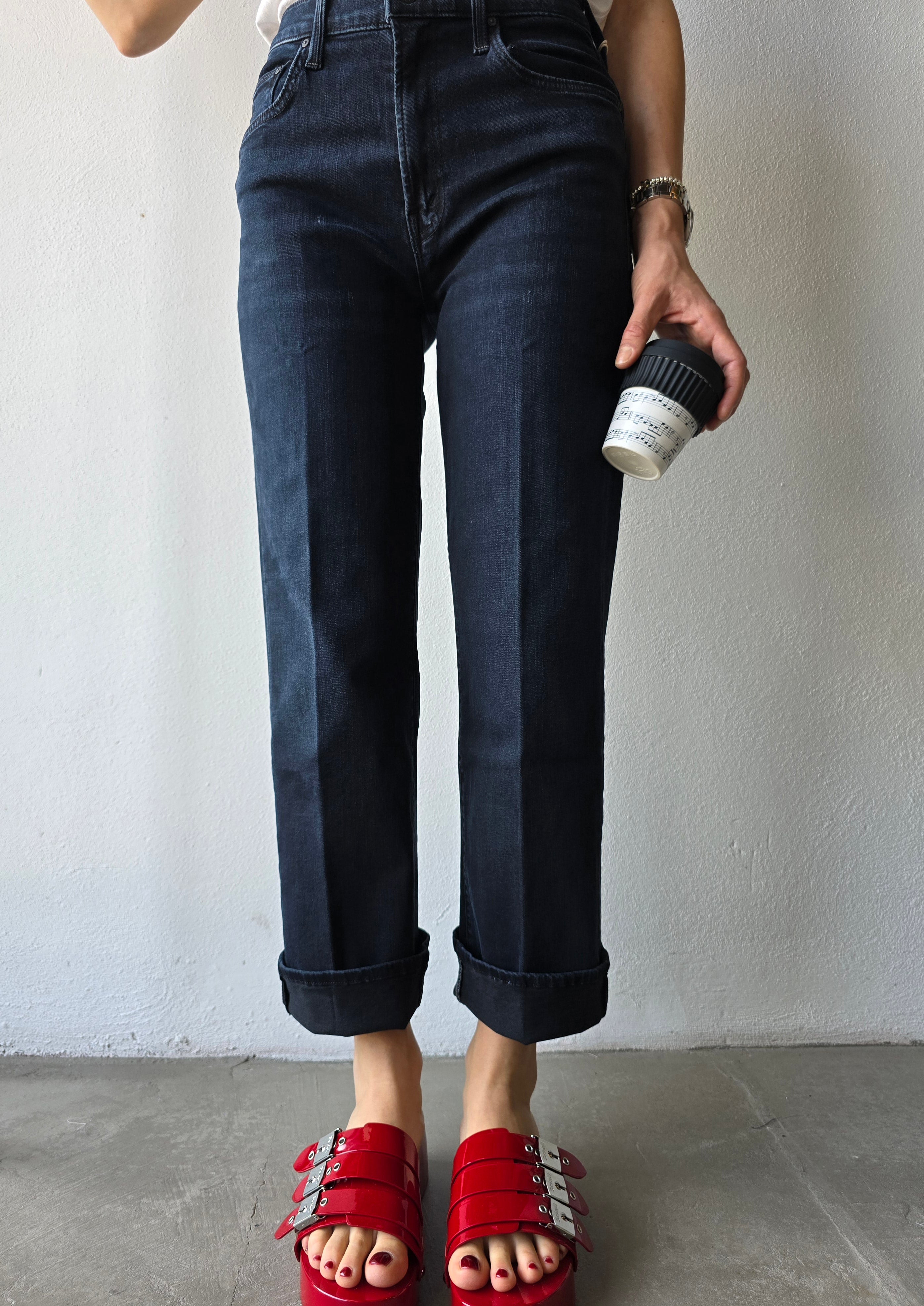 Mother Jeans - "The Mid Rise Rambler Zip Ankle"