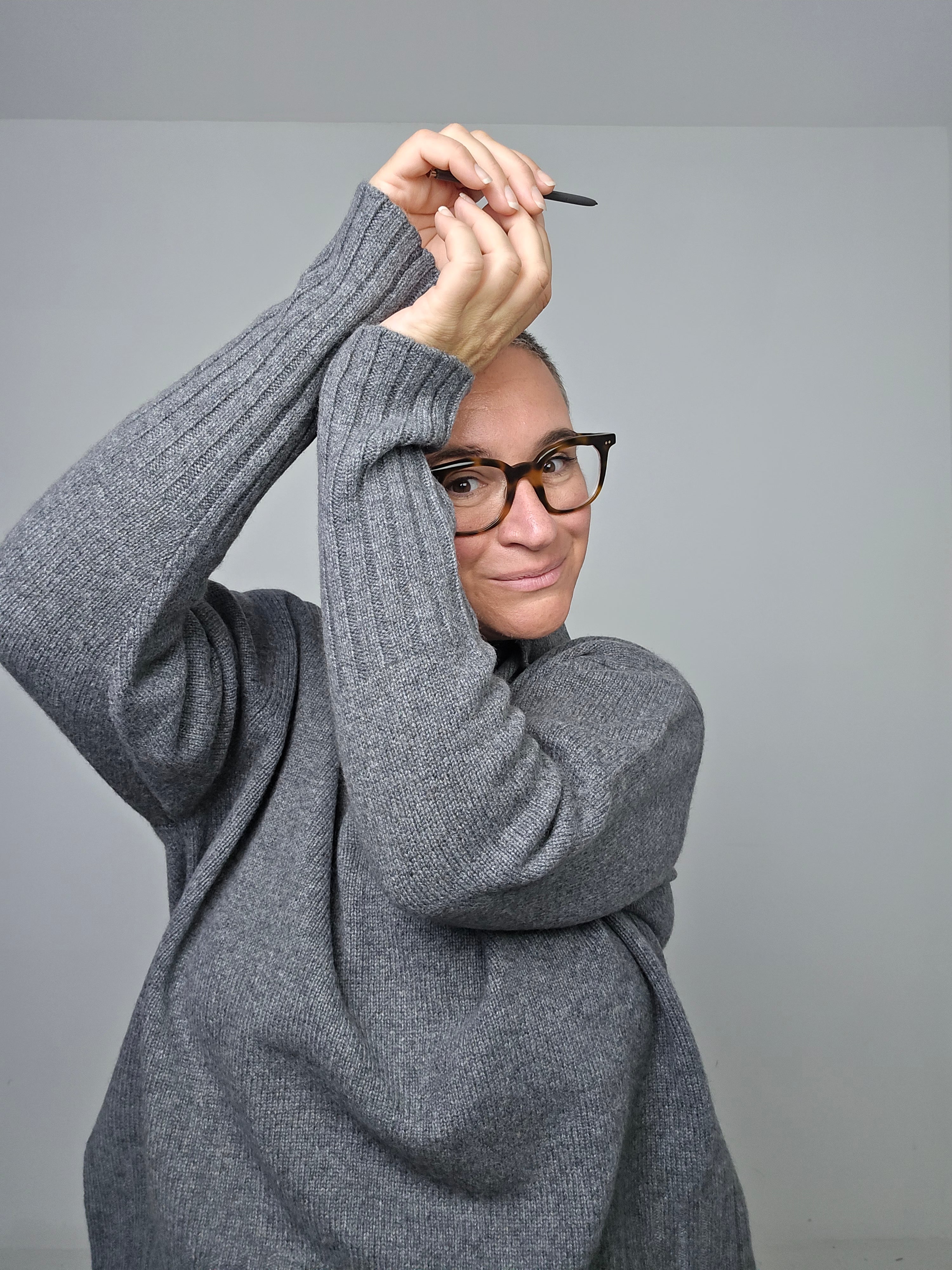 Be You - Polo cashmere dark grey