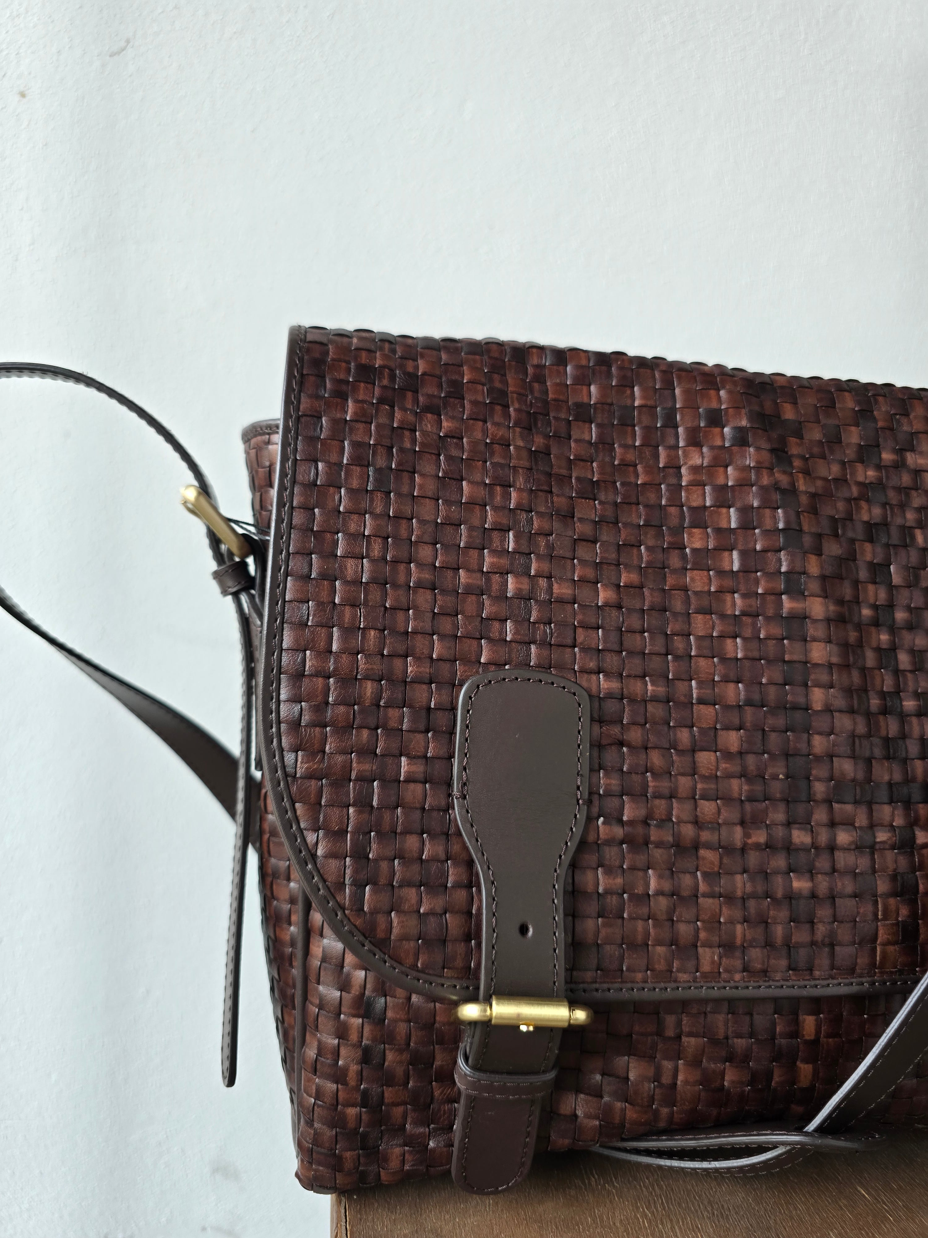 Ibeliv - Borsa in pelle "Arty" choco