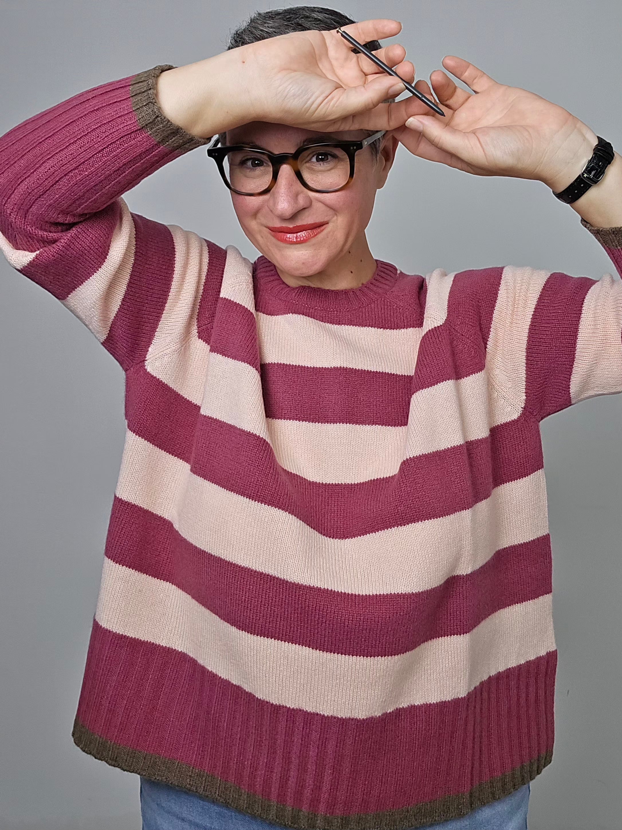 Be You - Maglia cashmere girocollo