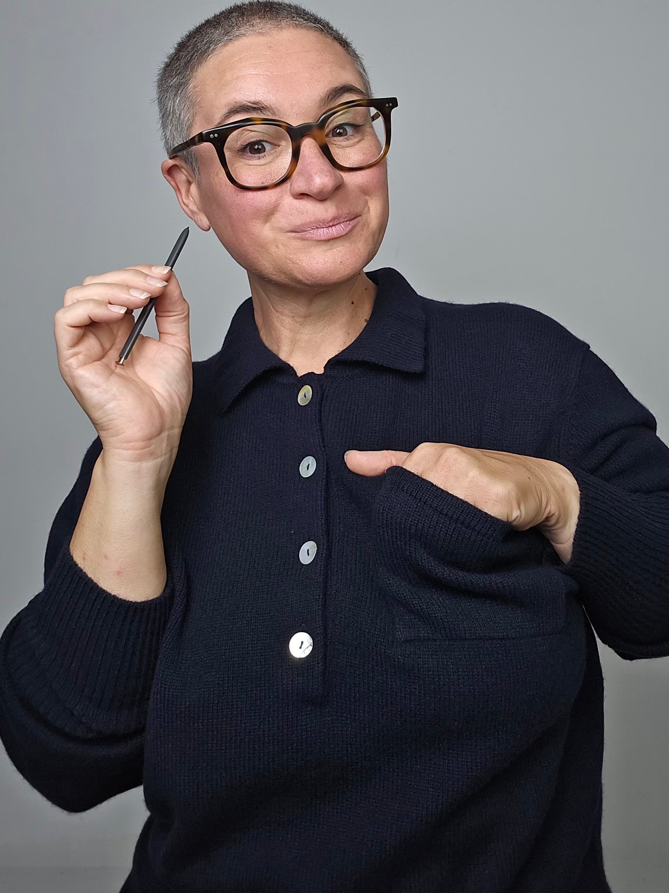 Be You - Polo cashmere navy