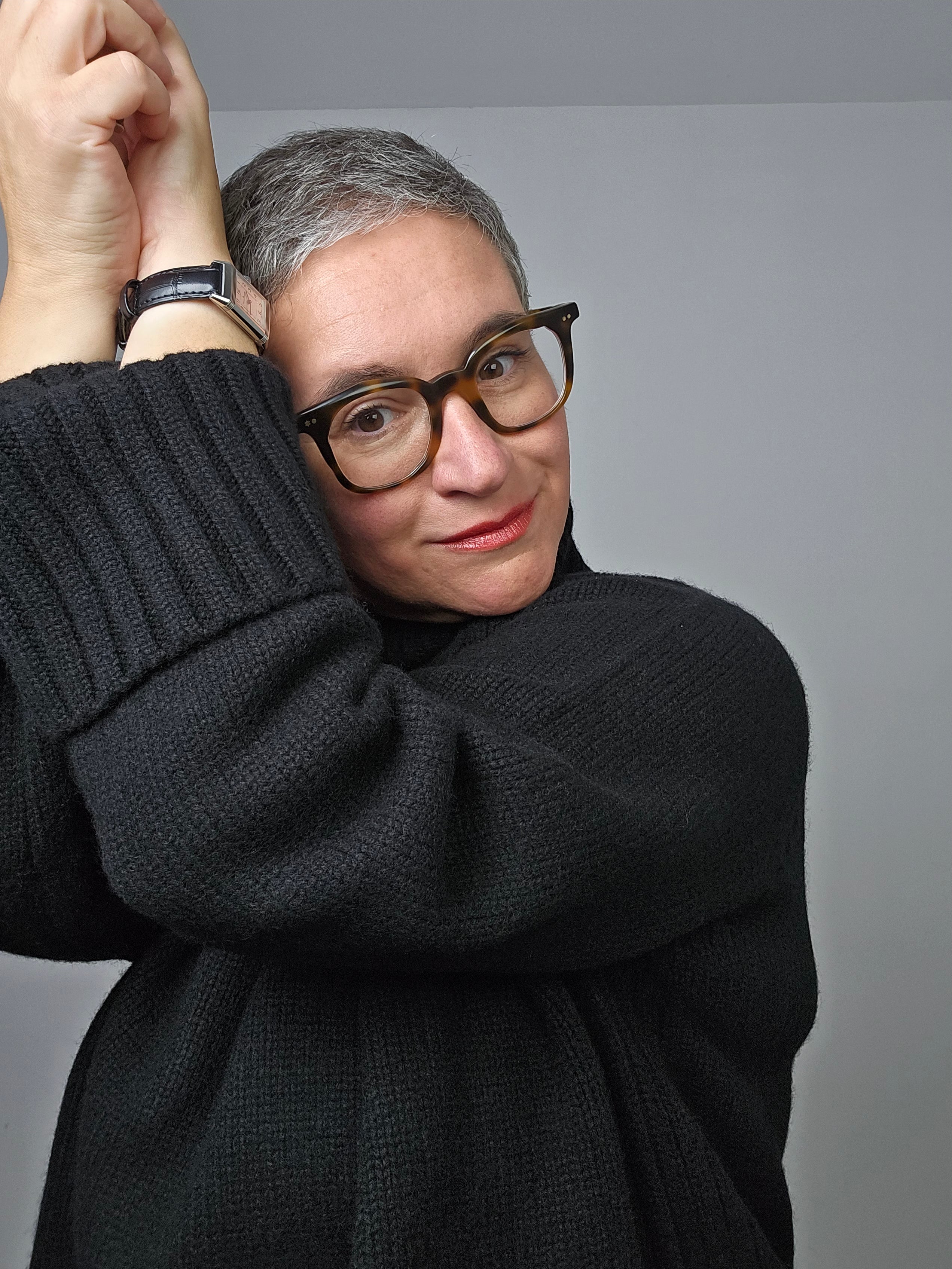 Be You - Maglia cashmere turtle neck black