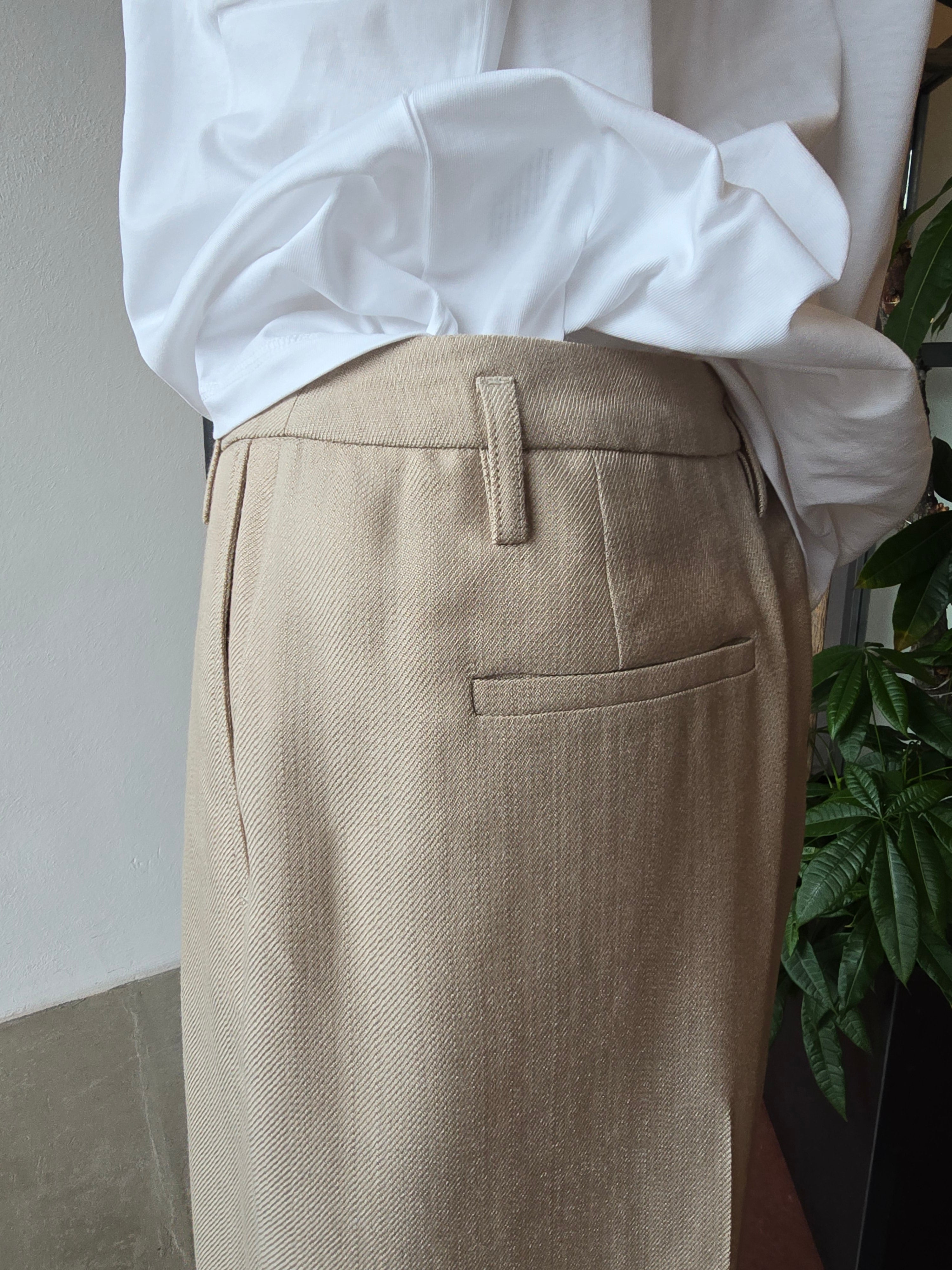 Herskind - Pantaloni wide leg, croissant