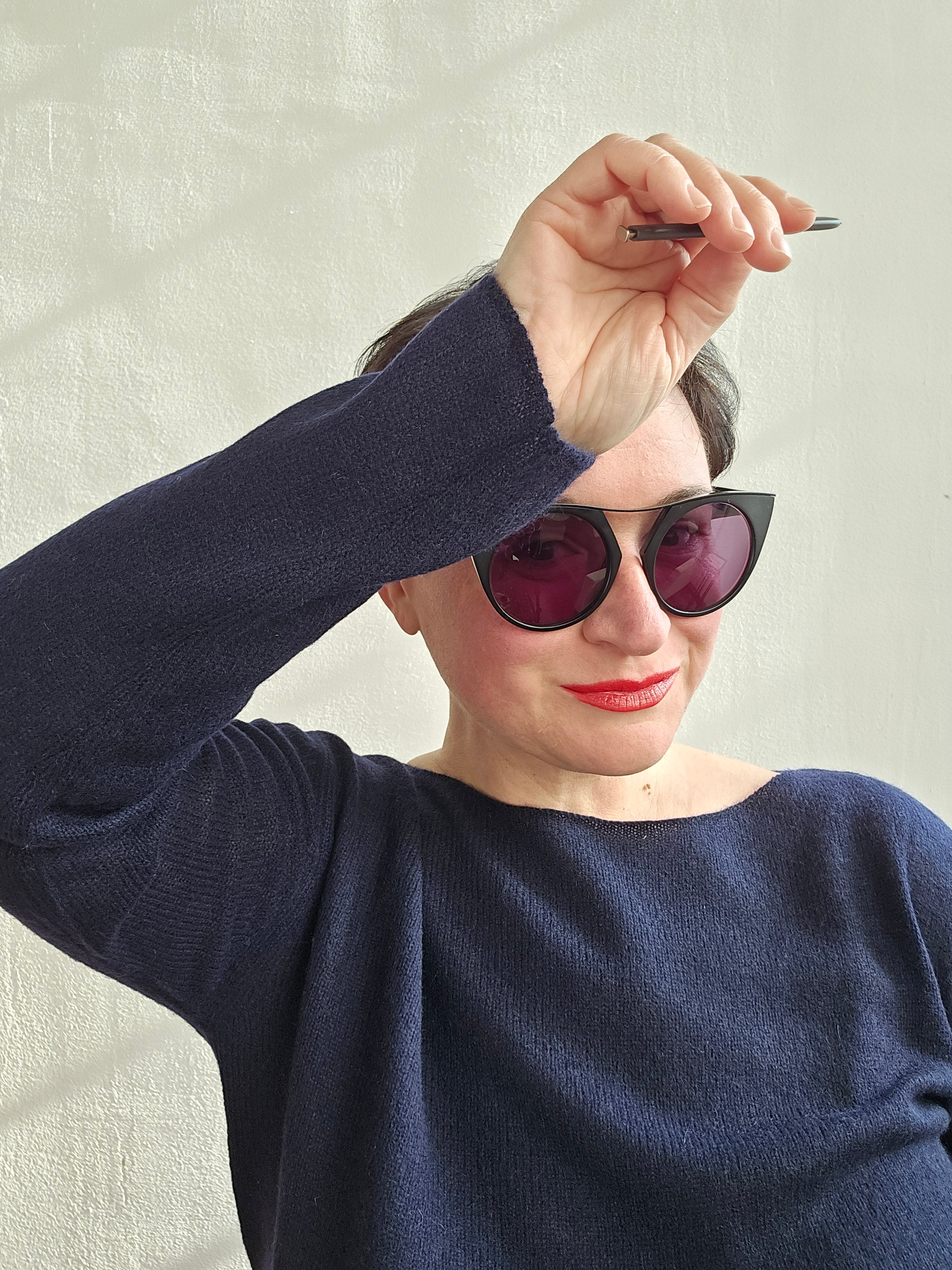 Be You - Maglia scollo ballerina  dark sea