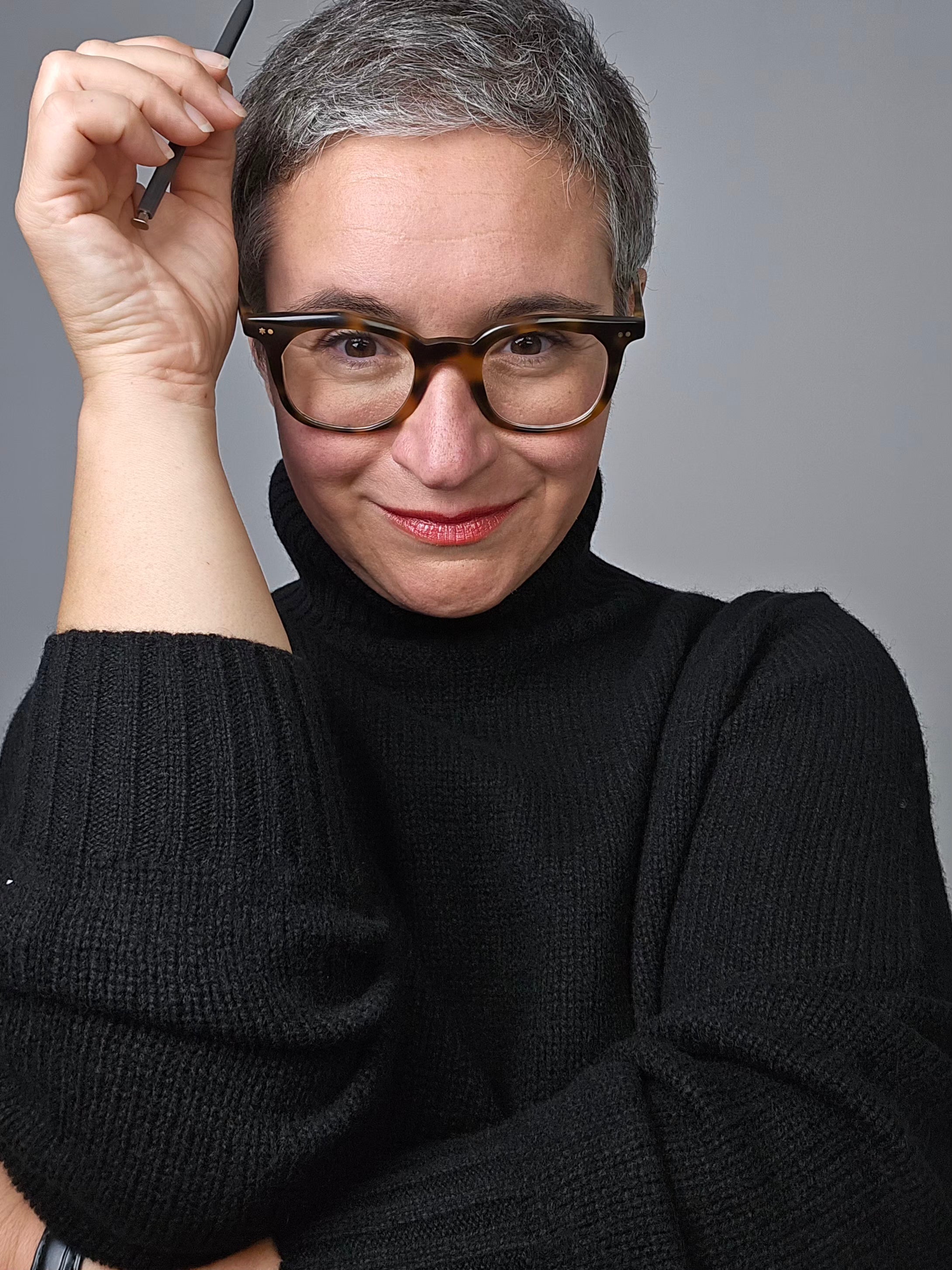 Be You - Maglia cashmere turtle neck black
