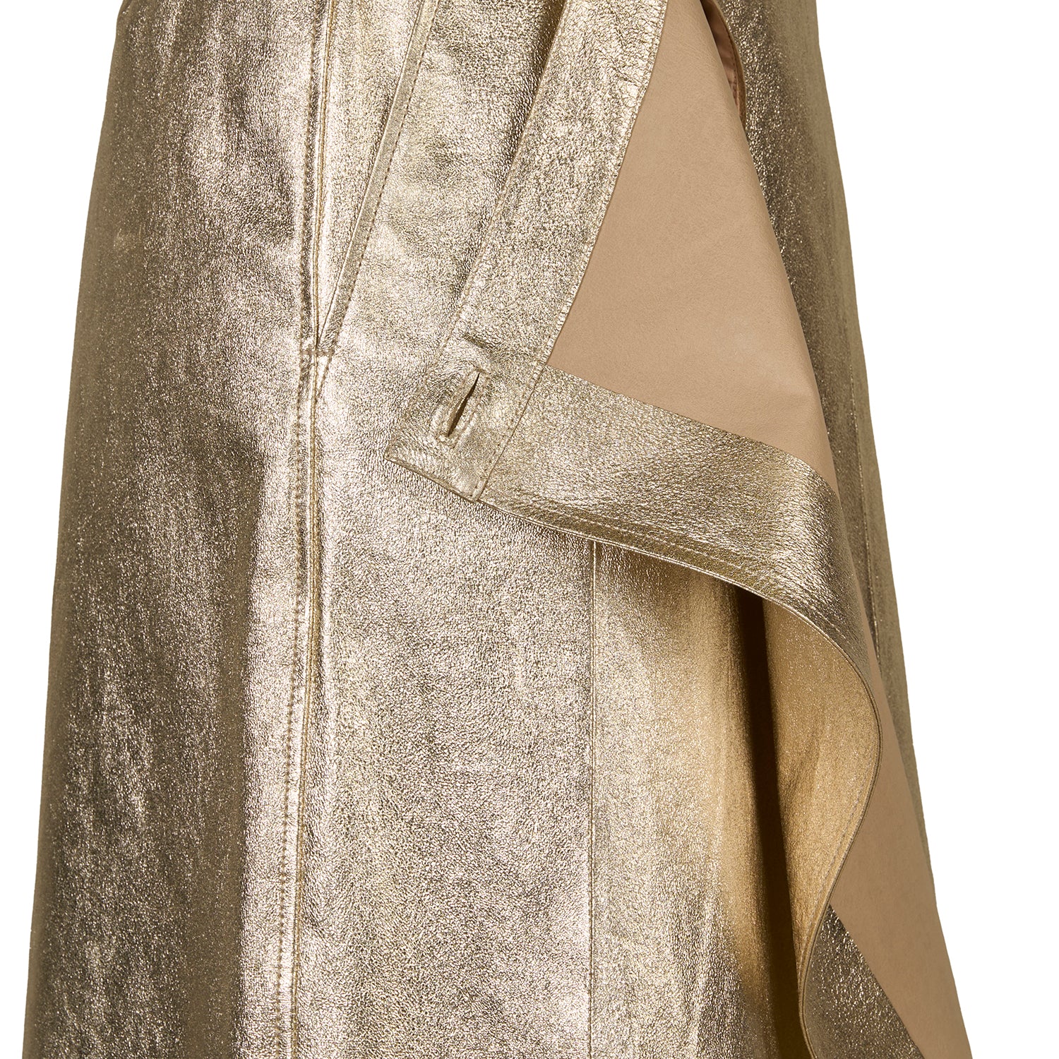 Desa 1972 - Gonna in suede champagne