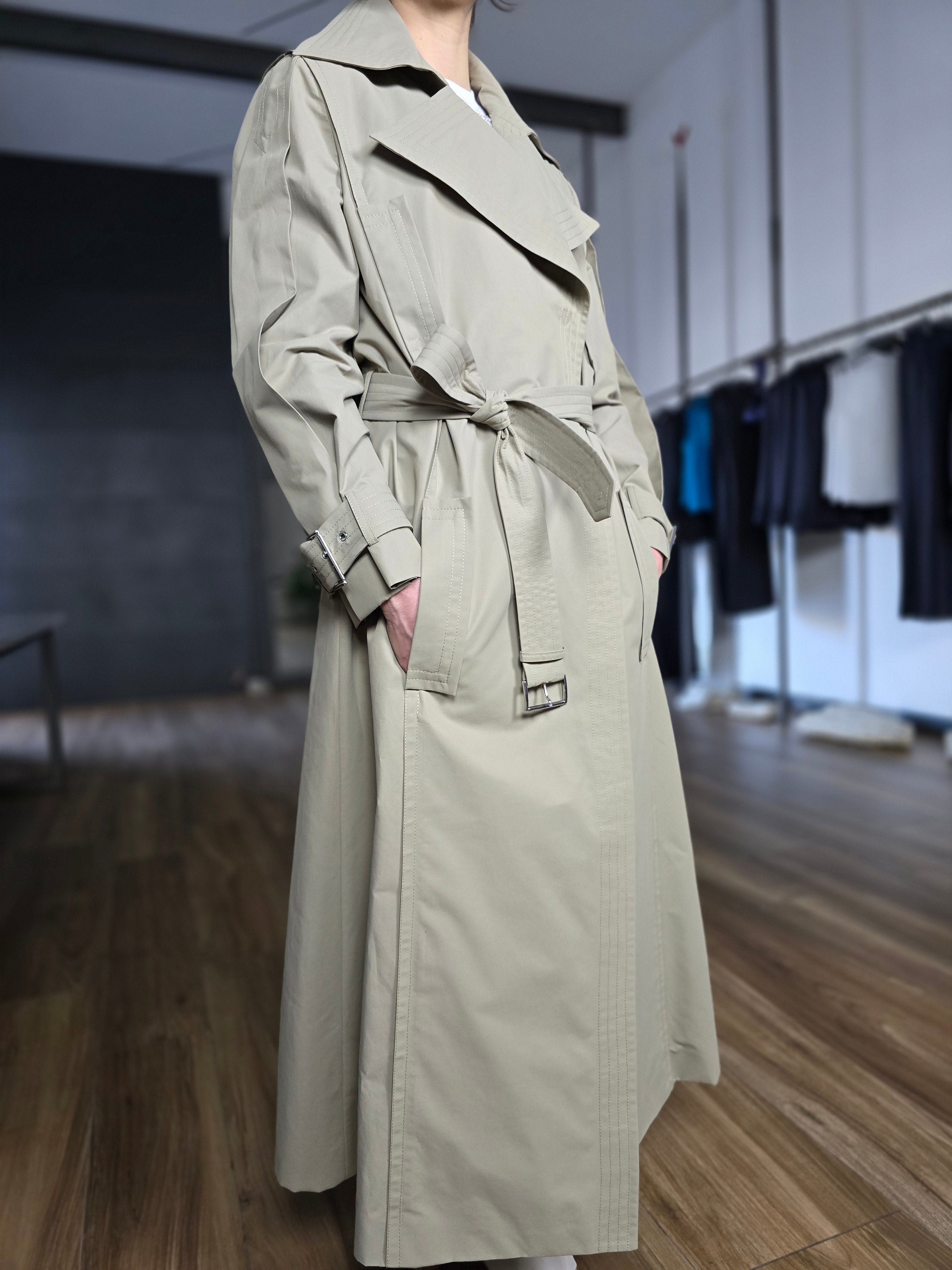 Alberta Ferretti - Trench in cotone tecnico