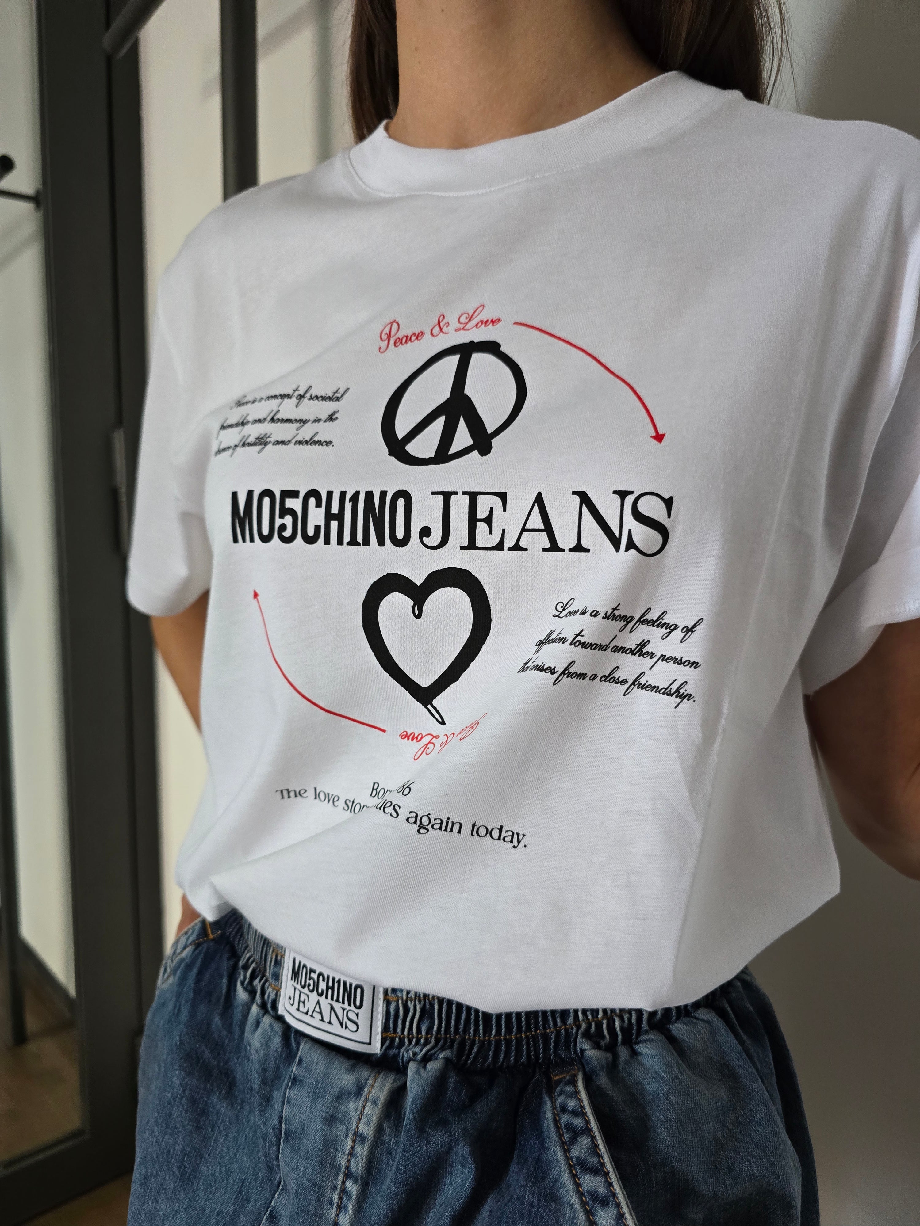 Moschino Jeans - T-shirt stampata