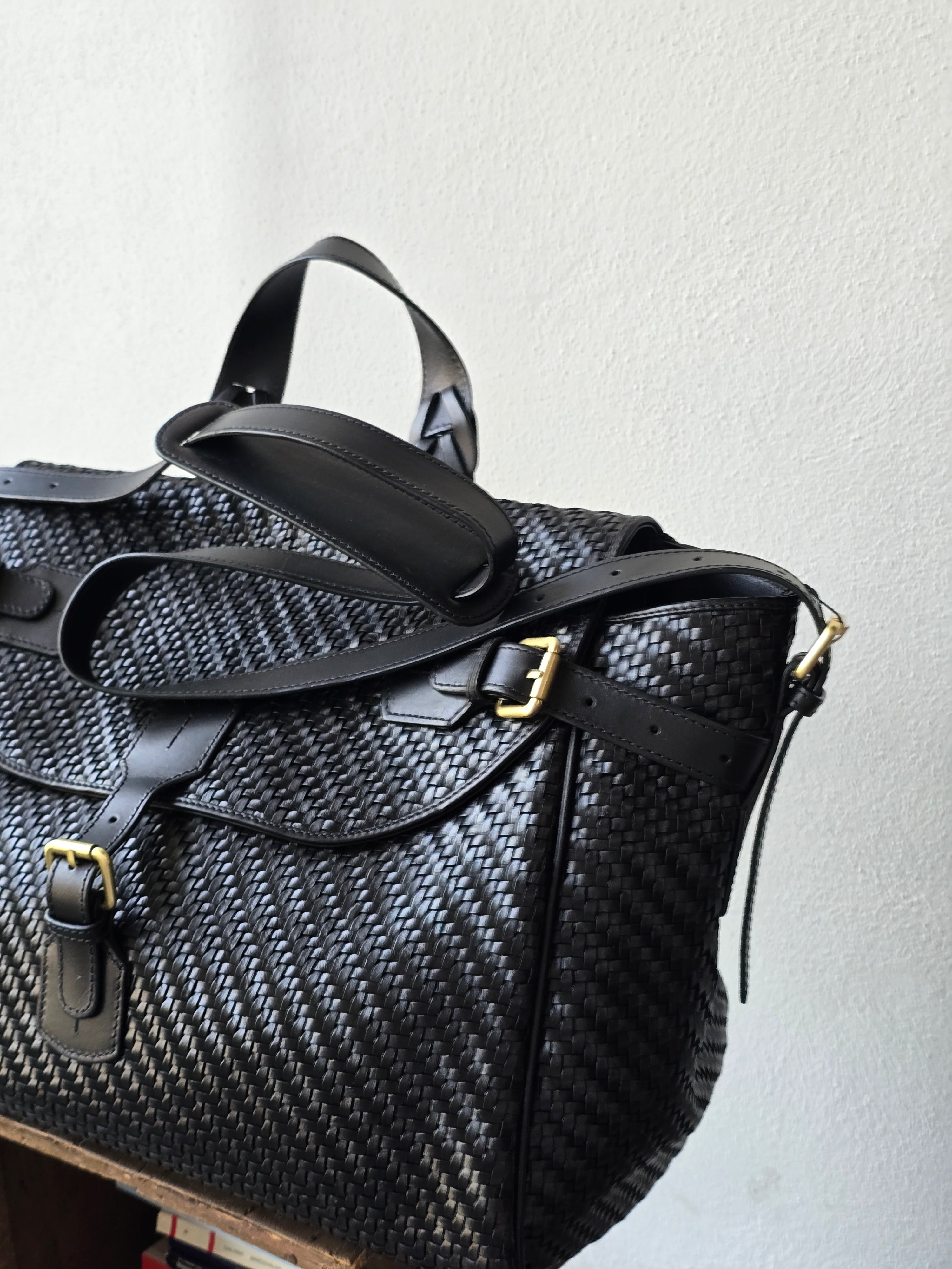 Ibeliv - Borsa in pelle "Alpha Medium" black