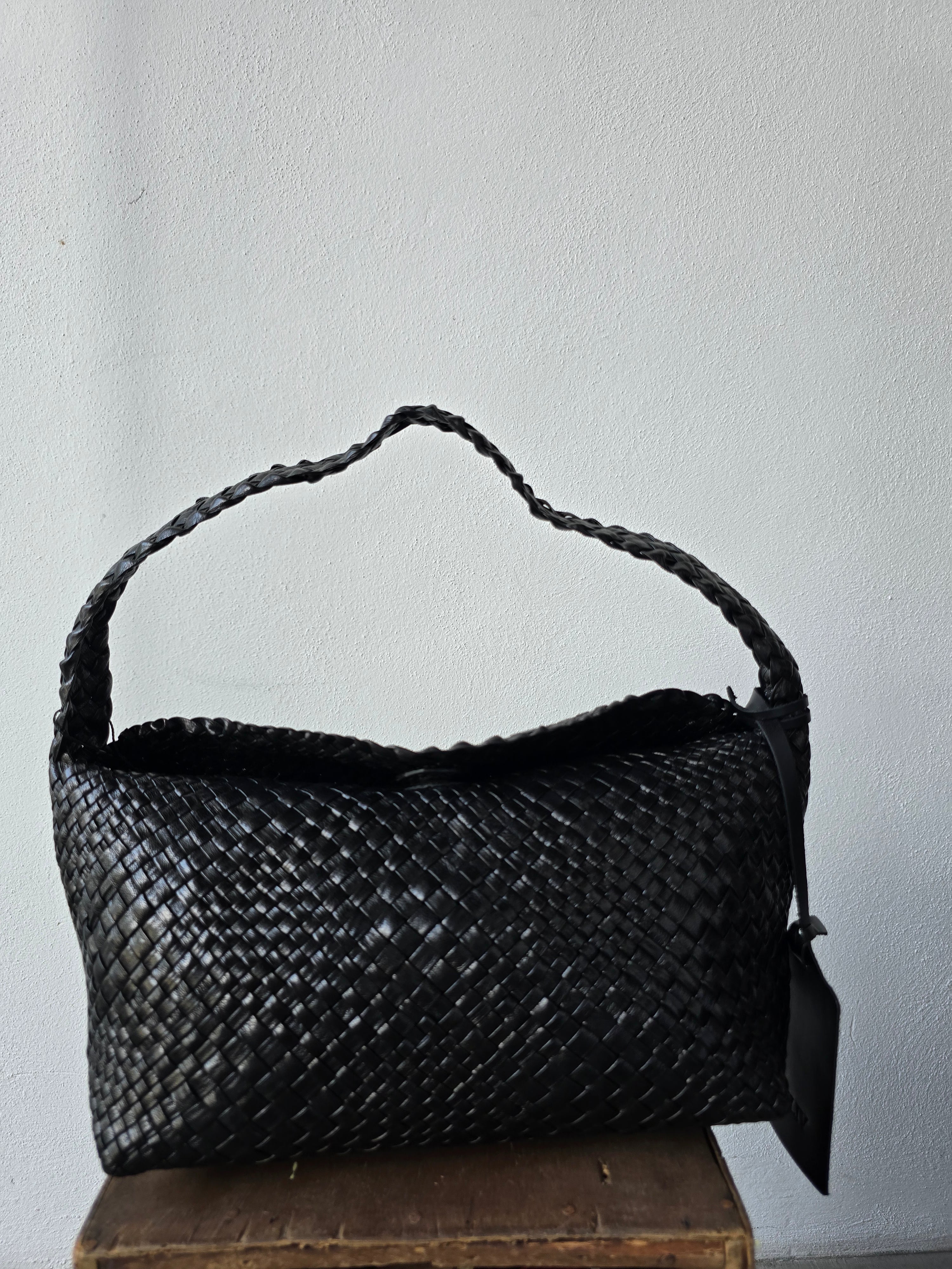 Ibeliv - Borsa in pelle "Aura" black