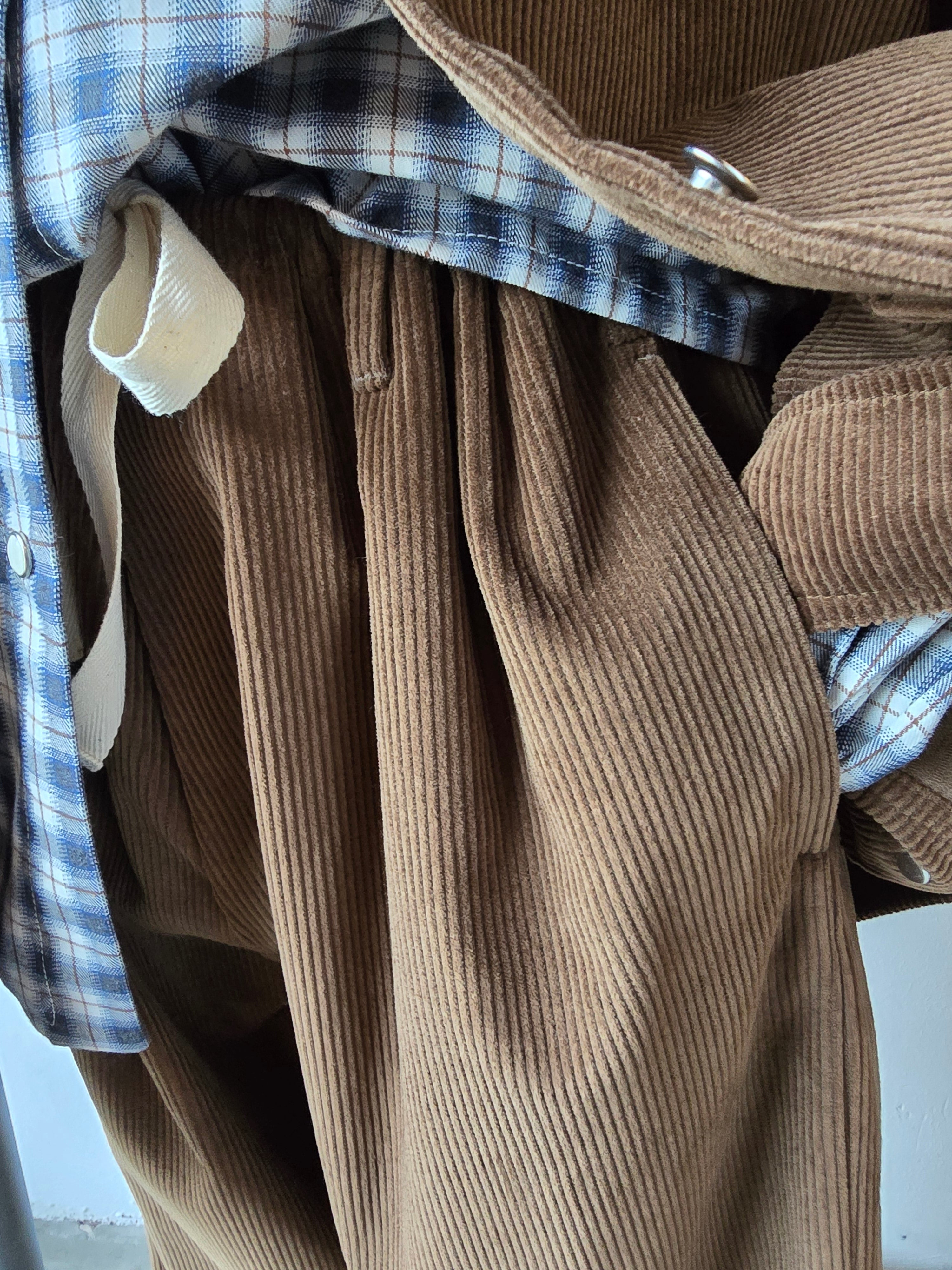 Moschino Jeans - Pantalone marrone velluto a coste