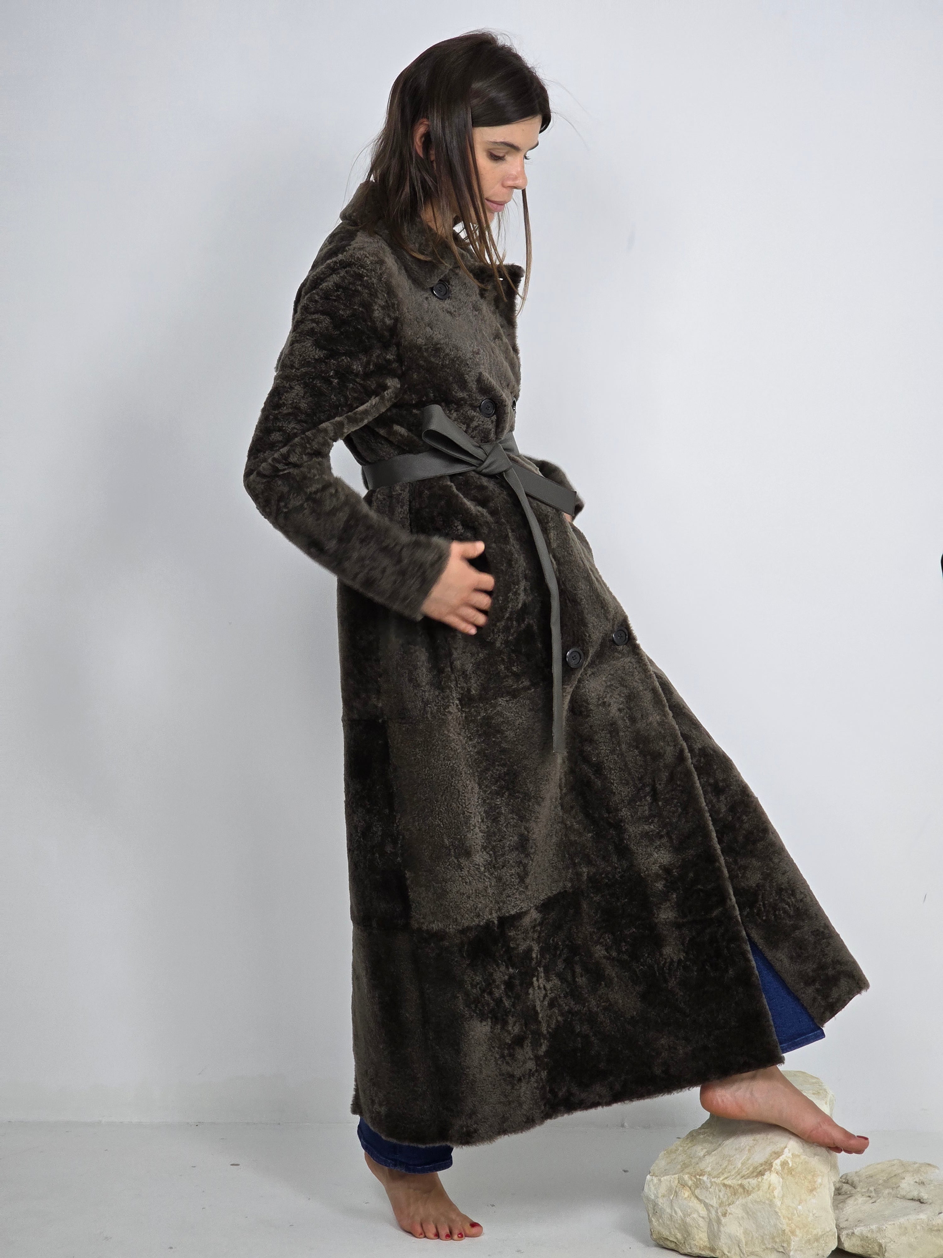 Blancha - Trench coat argilla