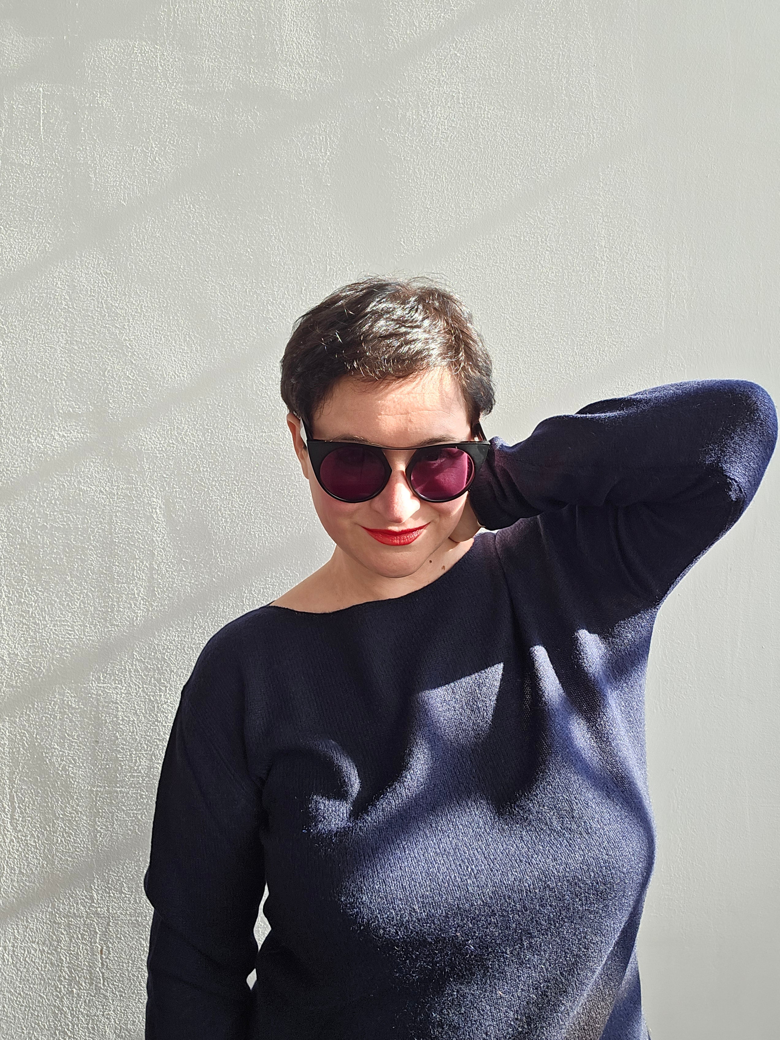 Be You - Maglia scollo ballerina  dark sea