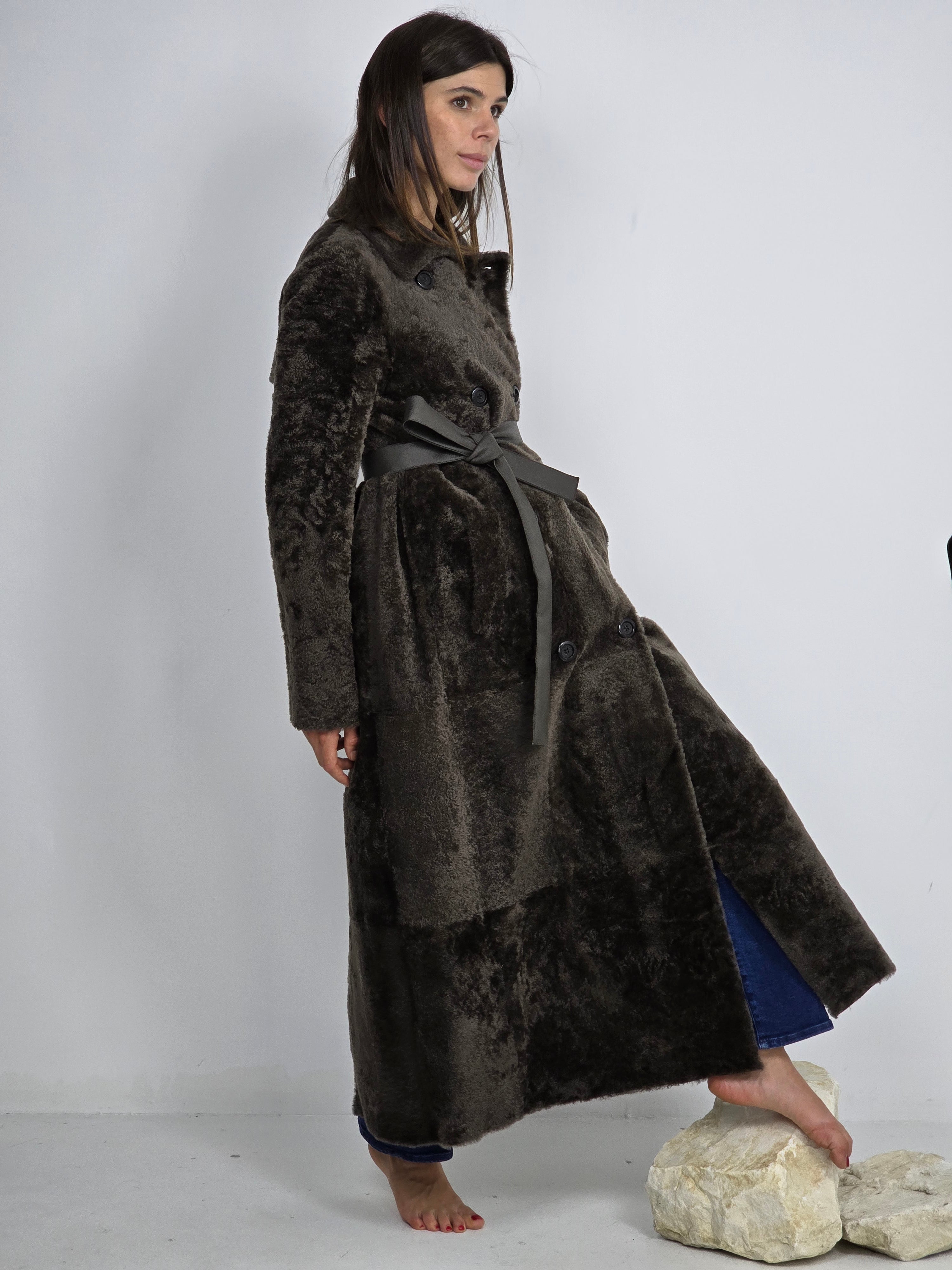 Blancha - Trench coat argilla