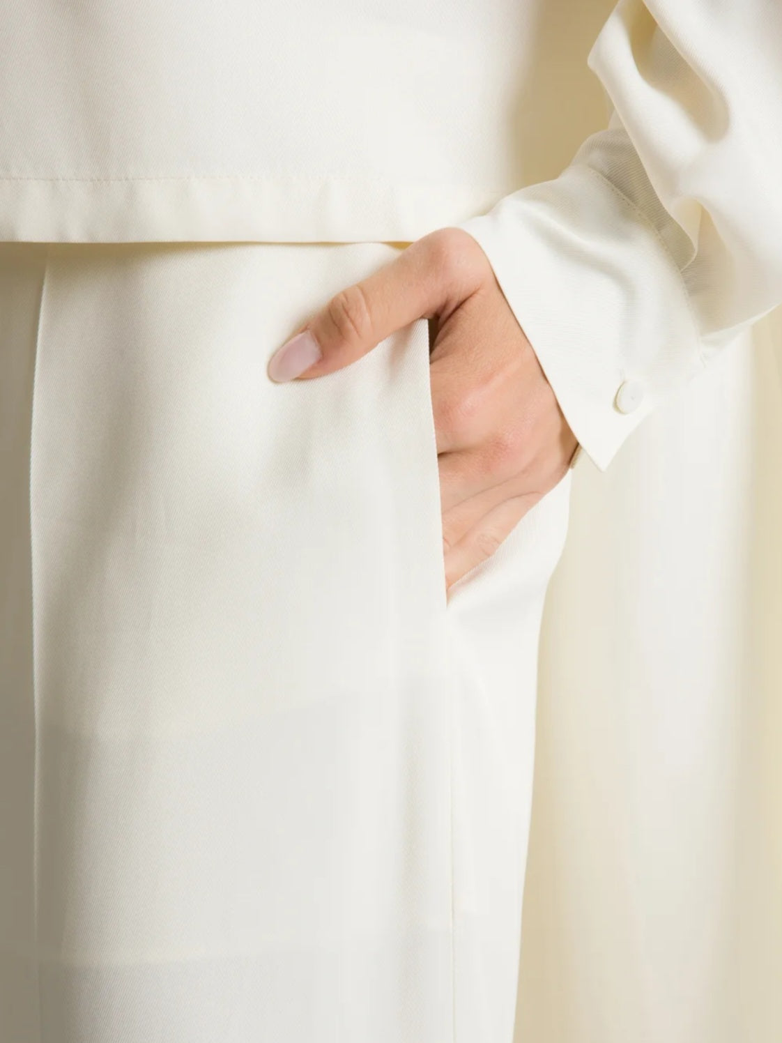 Alberta Ferretti - Pantalone avorio