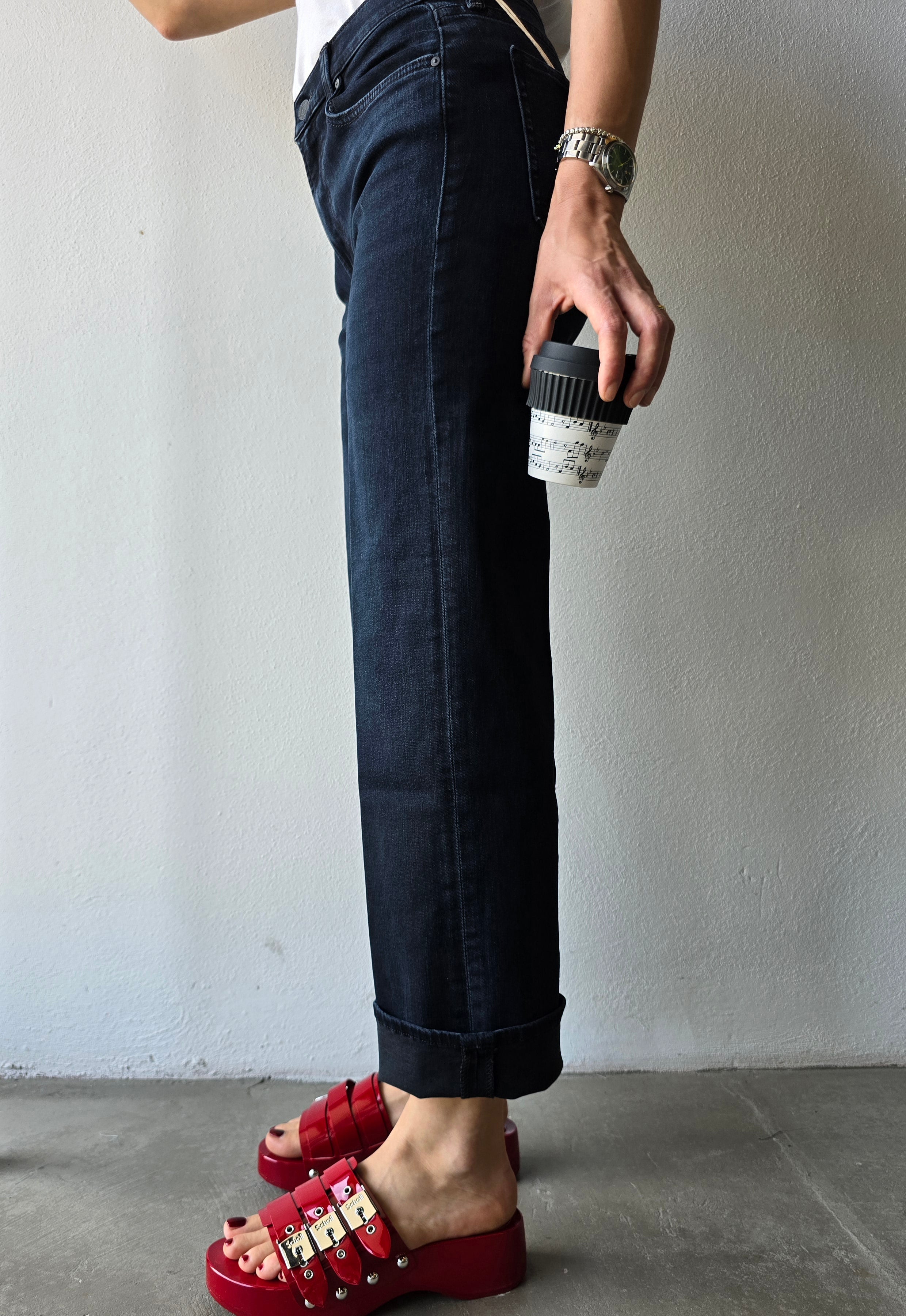 Mother Jeans - "The Mid Rise Rambler Zip Ankle"