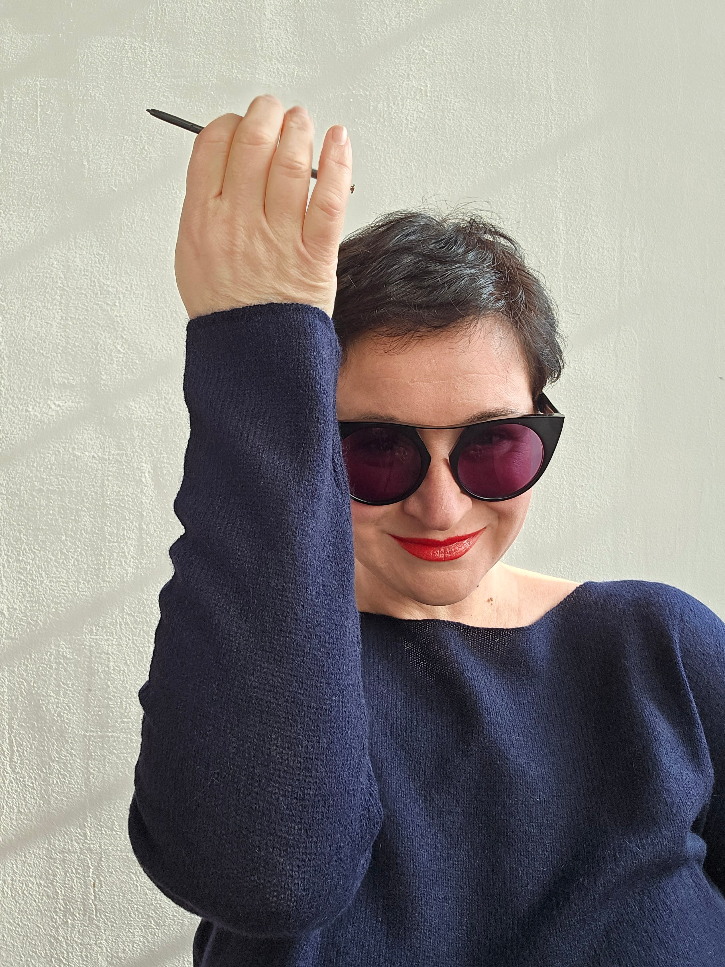 Be You - Maglia scollo ballerina  dark sea