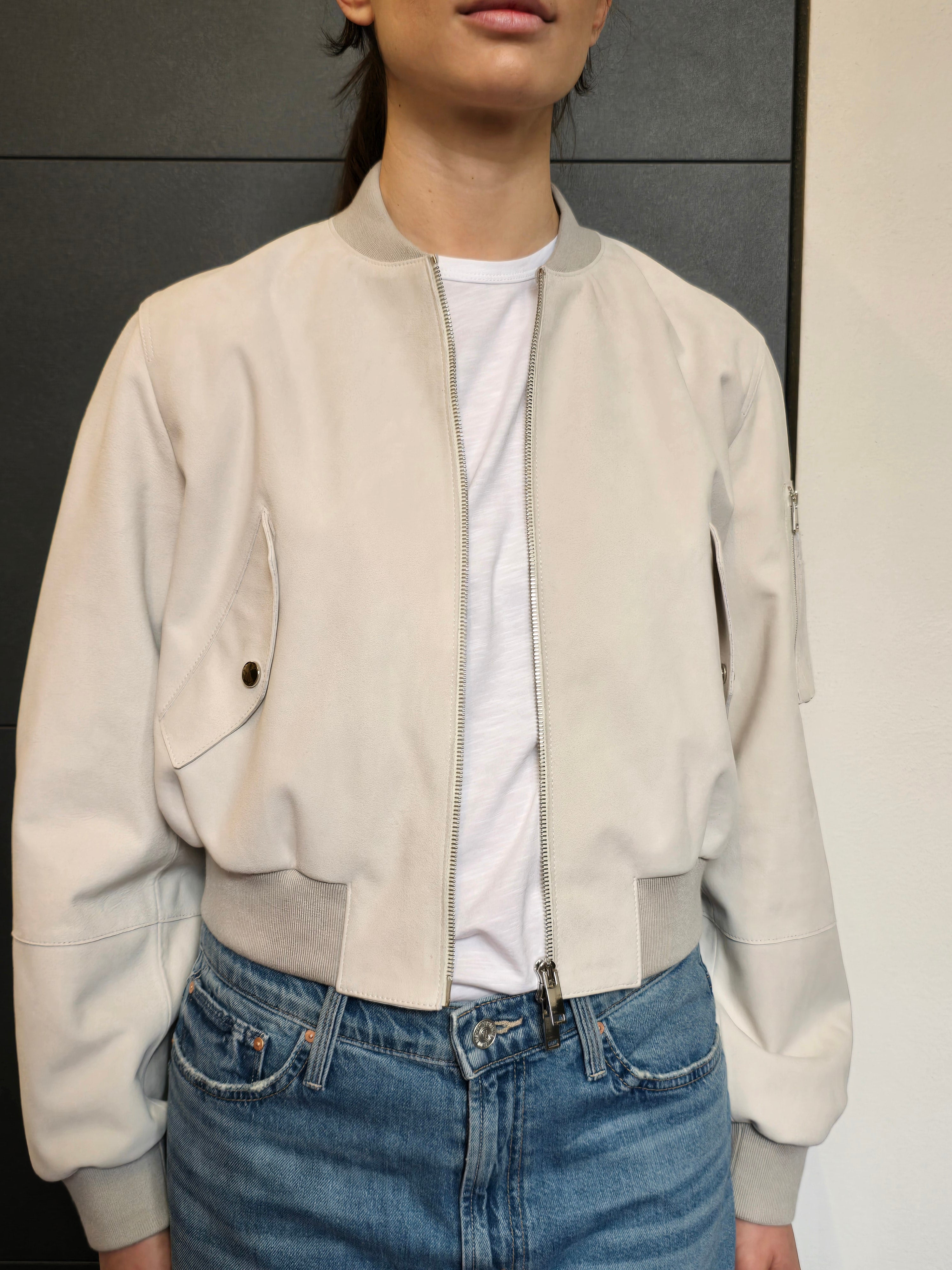 Desa 1972 - Mini Bomber in suede