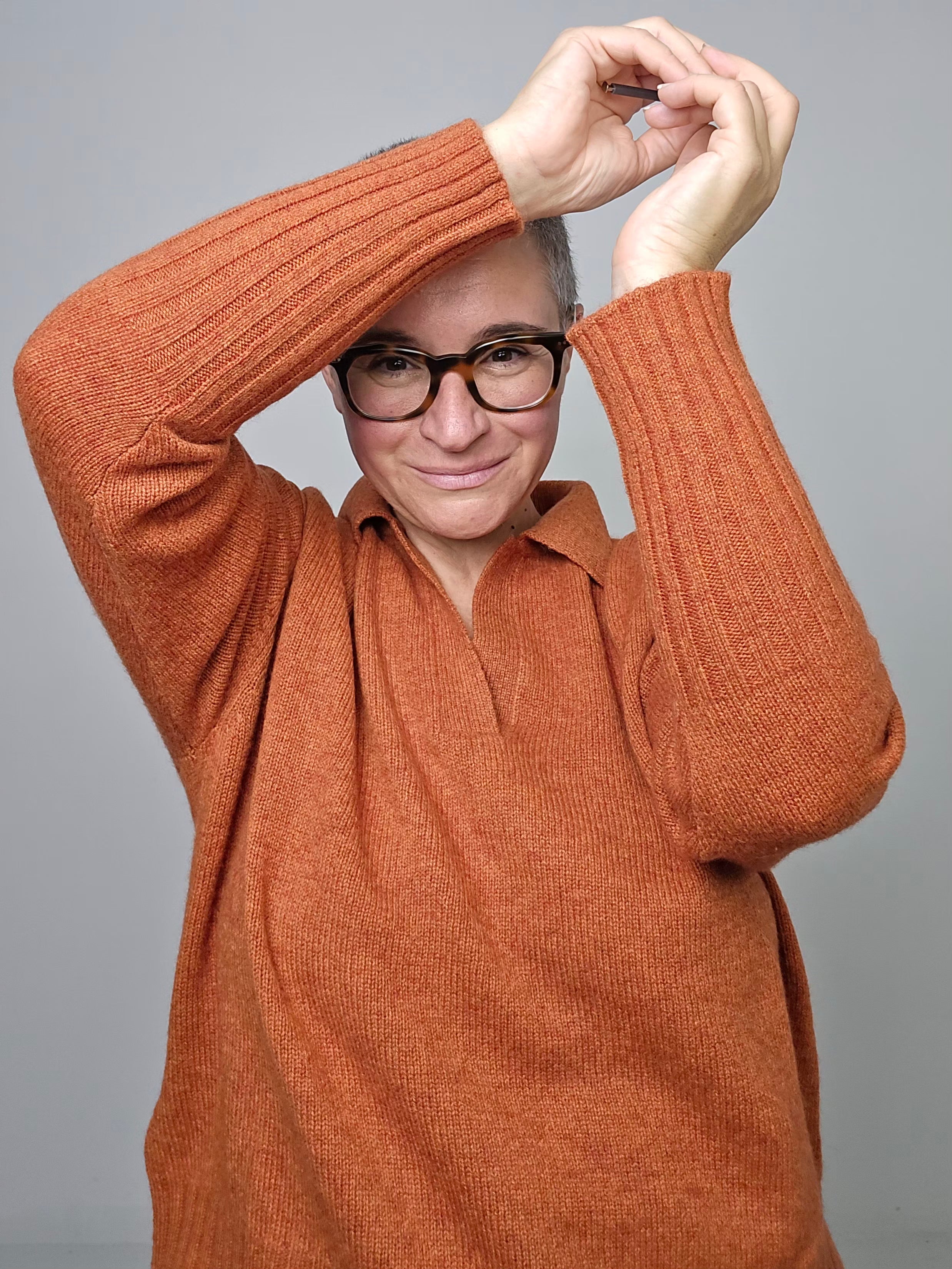 Be You - Polo cashmere orange