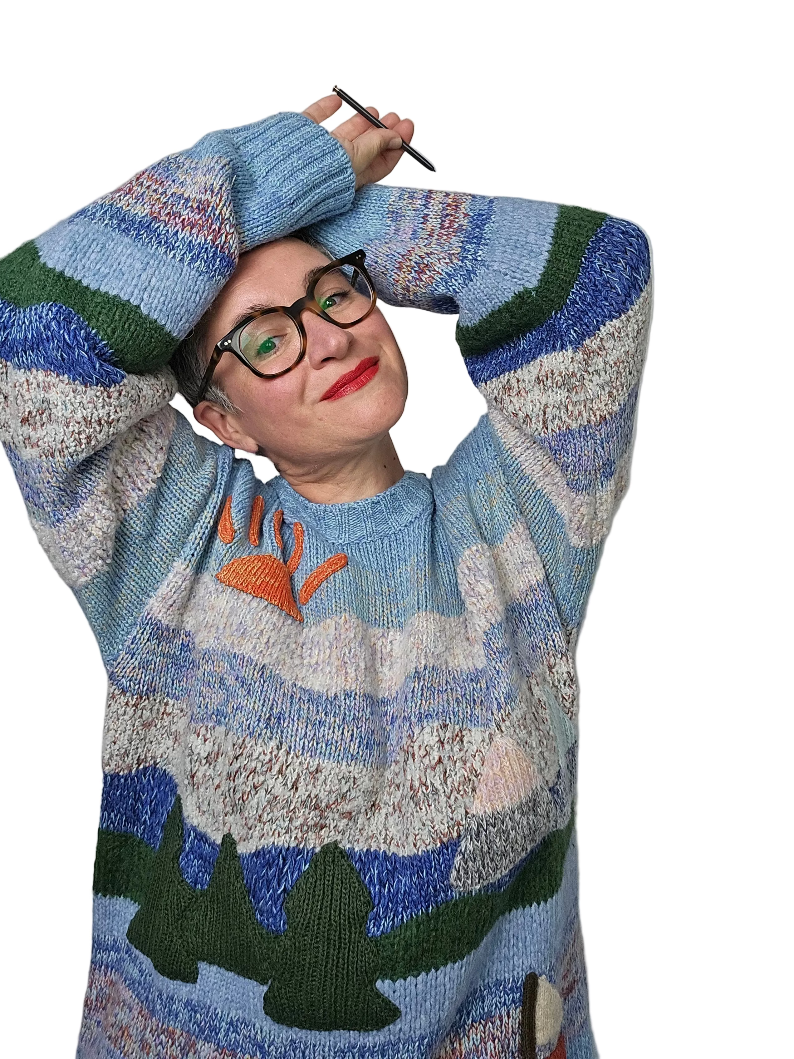 Longo - Maglia girocollo lana e cashmere