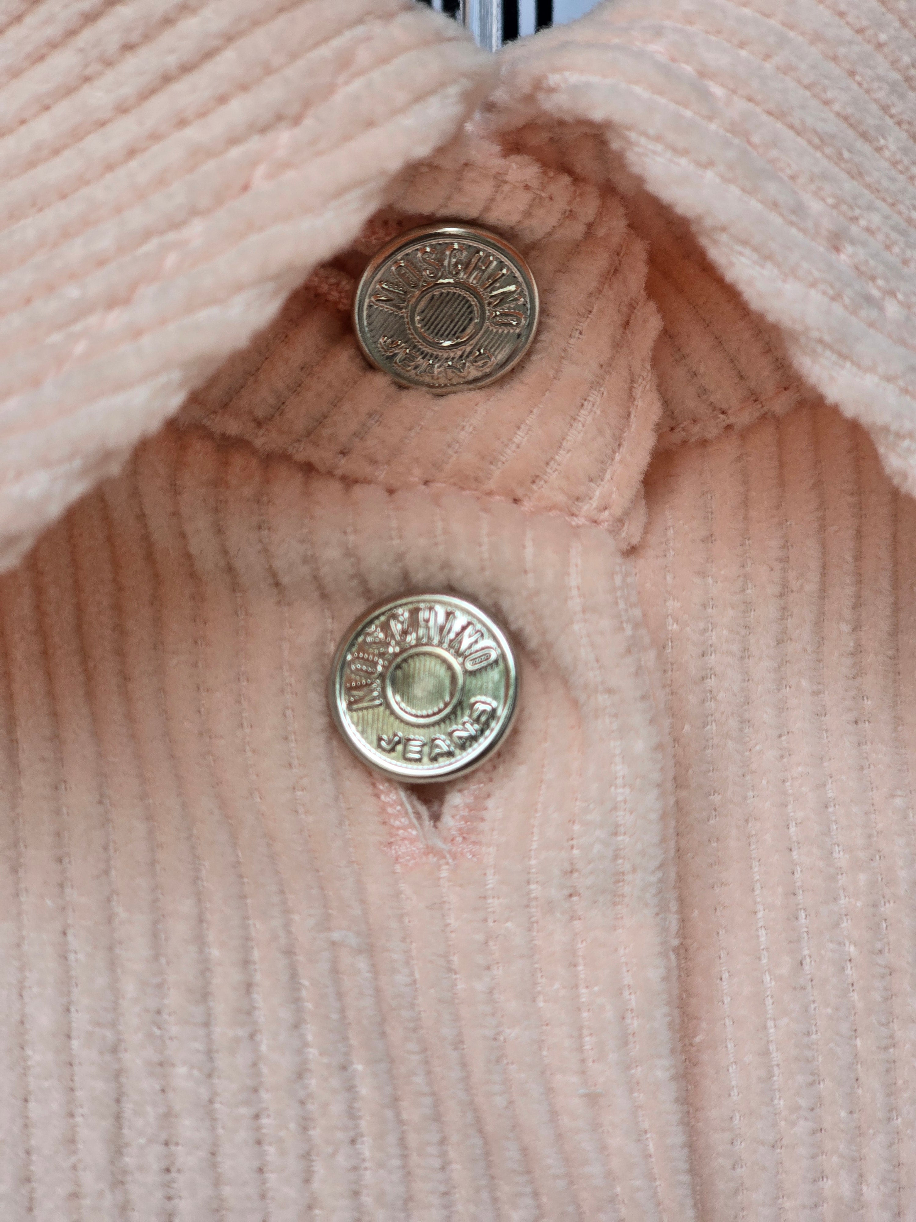 Moschino Jeans - Camicia velluto rosa
