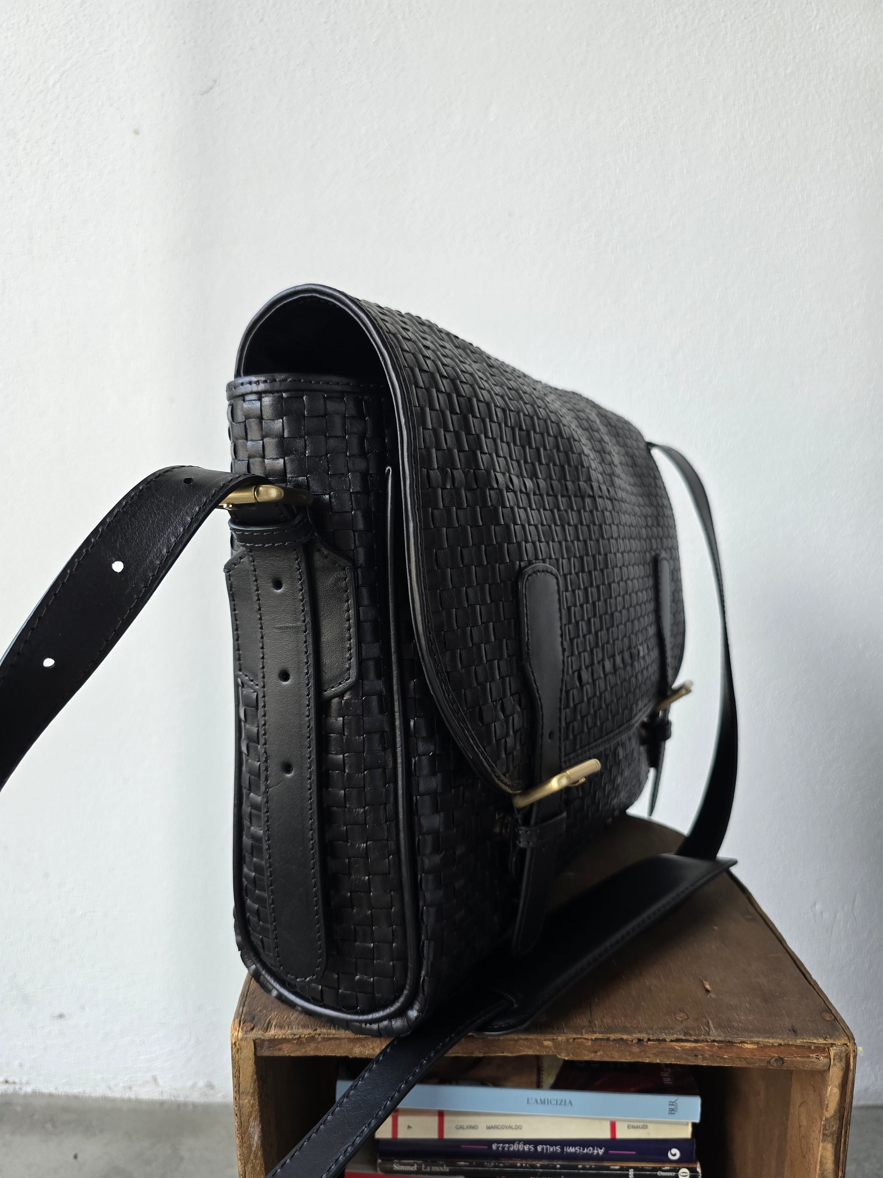 Ibeliv - Borsa in pelle "Arty" black
