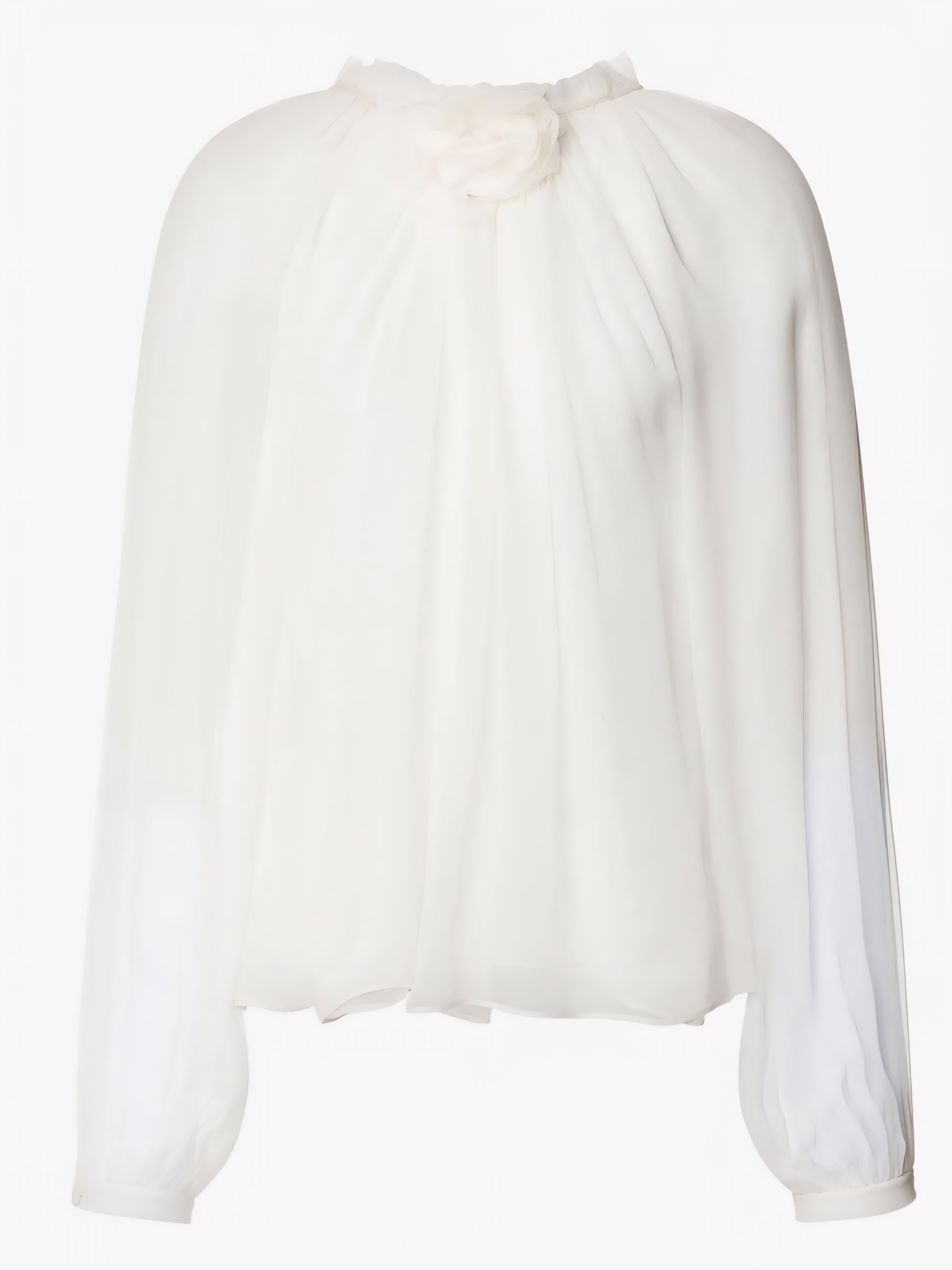 Alberta Ferretti - Camicia chiffon bianco