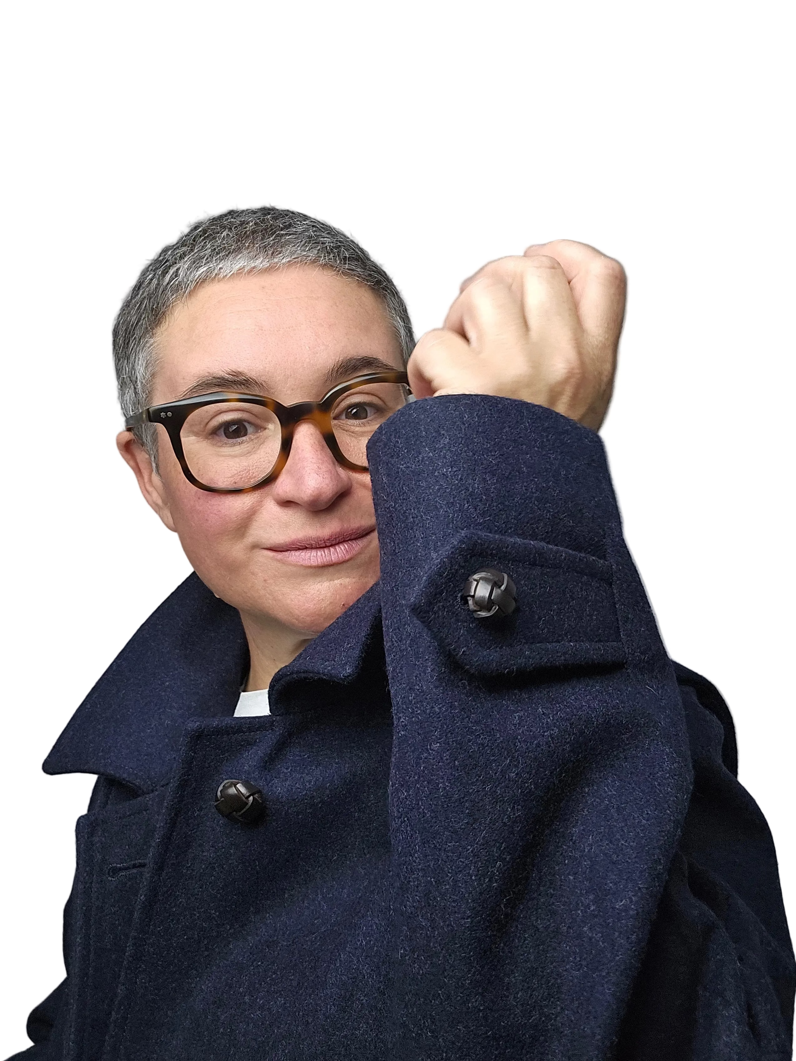 Schneiders - Cappotto lungo "Lena" blue