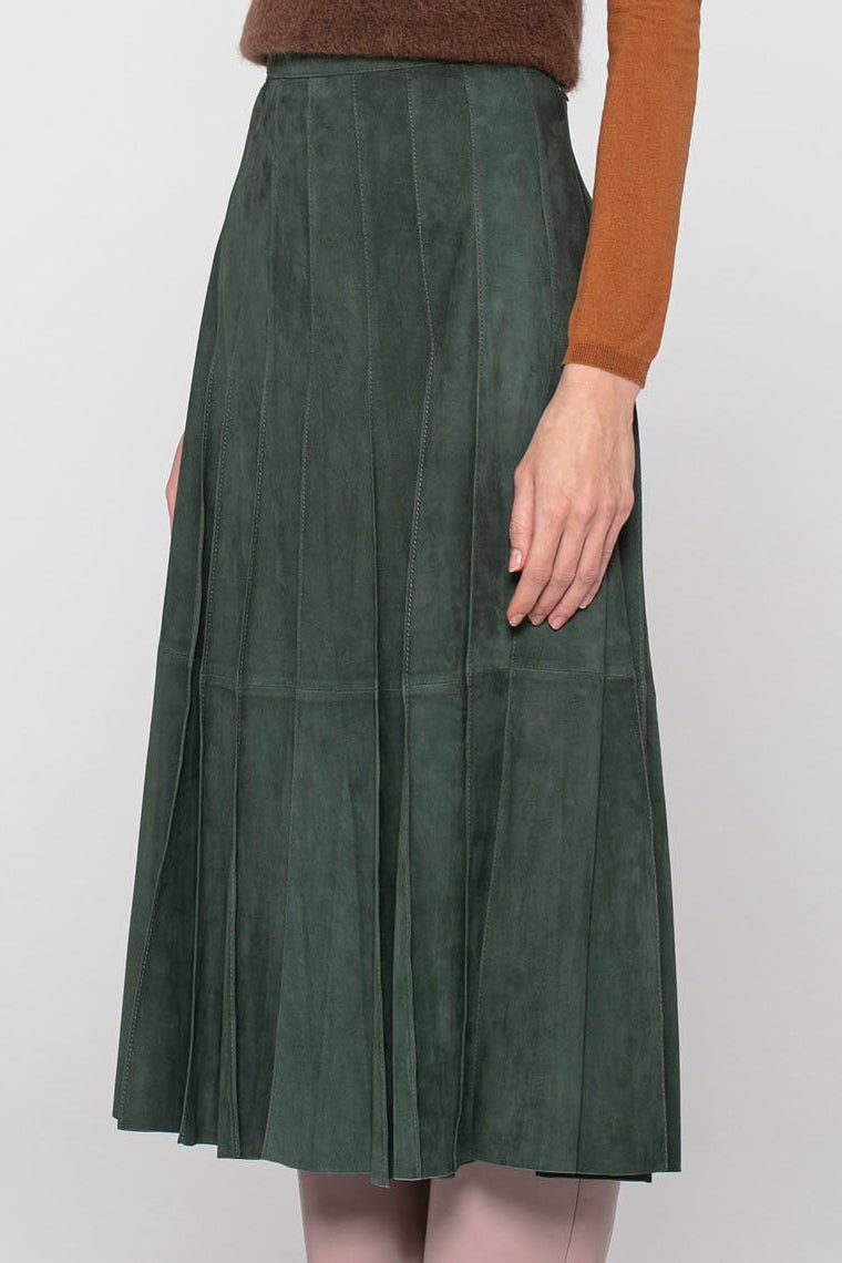 Desa 1972 - Gonna in suede forest