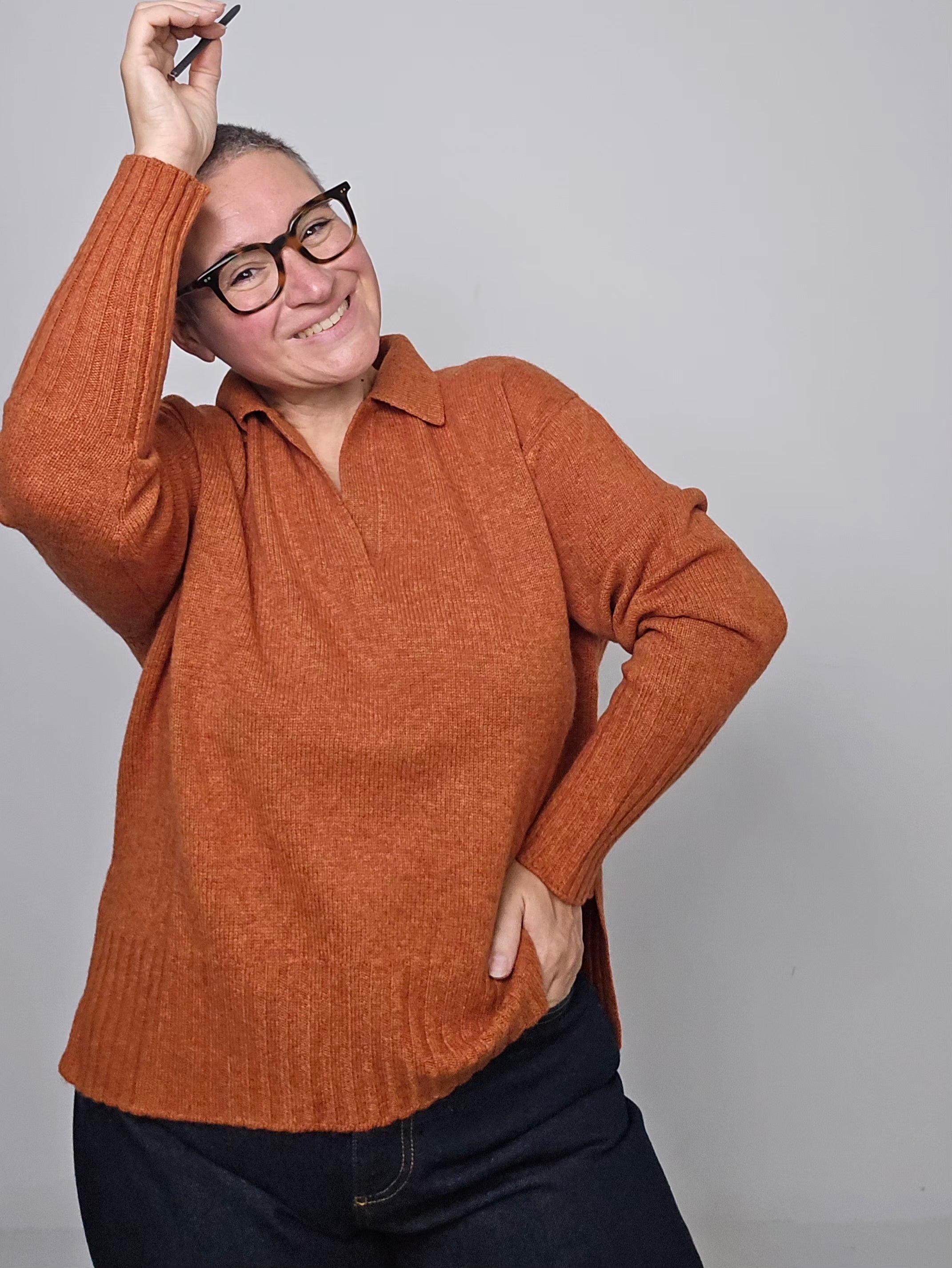 Be You - Polo cashmere orange