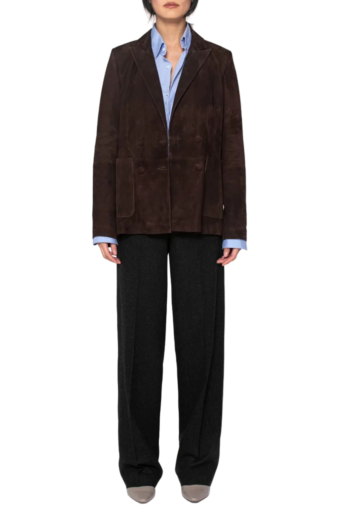 Desa 1972 - Blazer dark roast doppiopetto